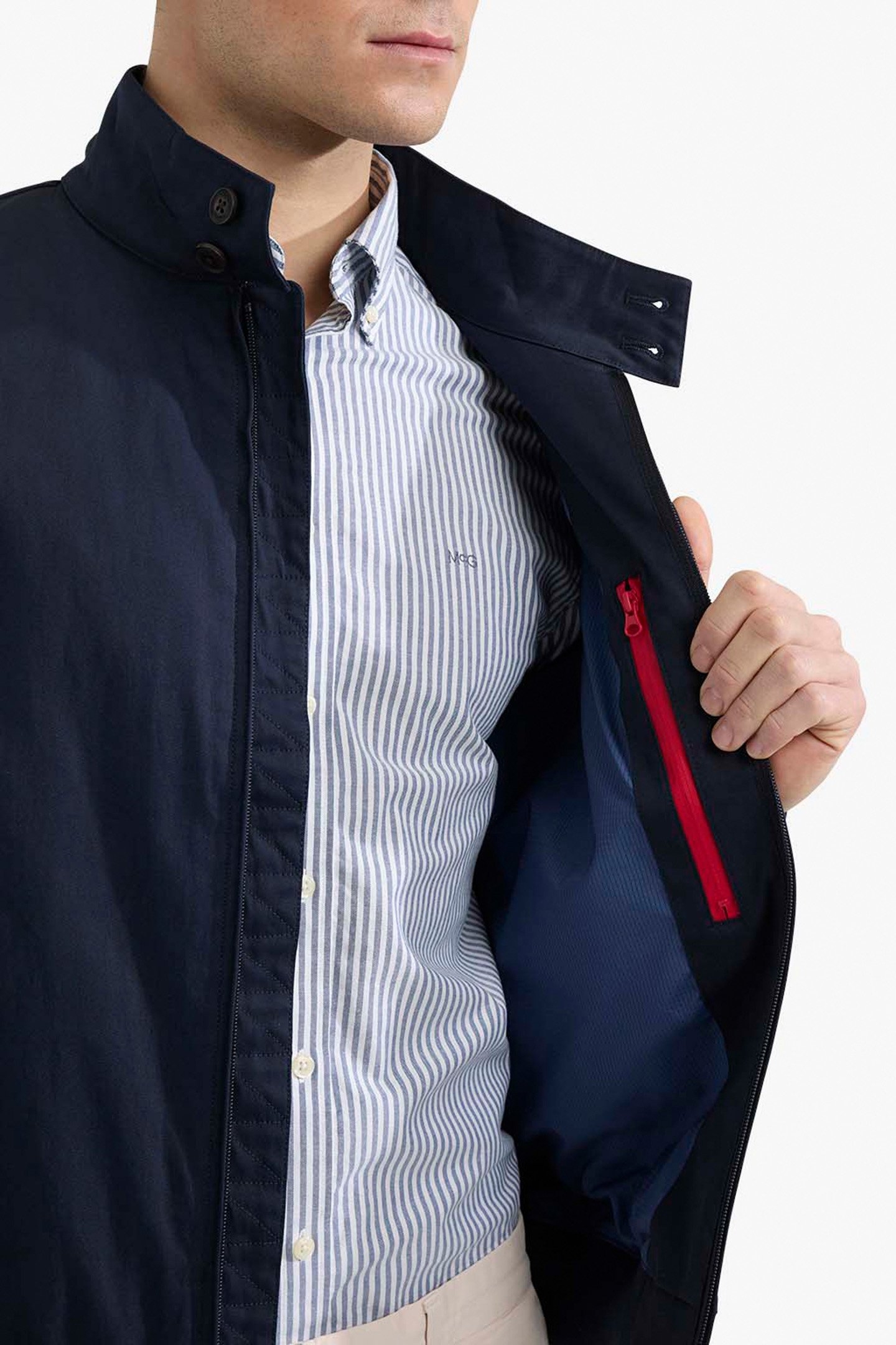 CLASSIC COTTON BOMBER NAVY 6