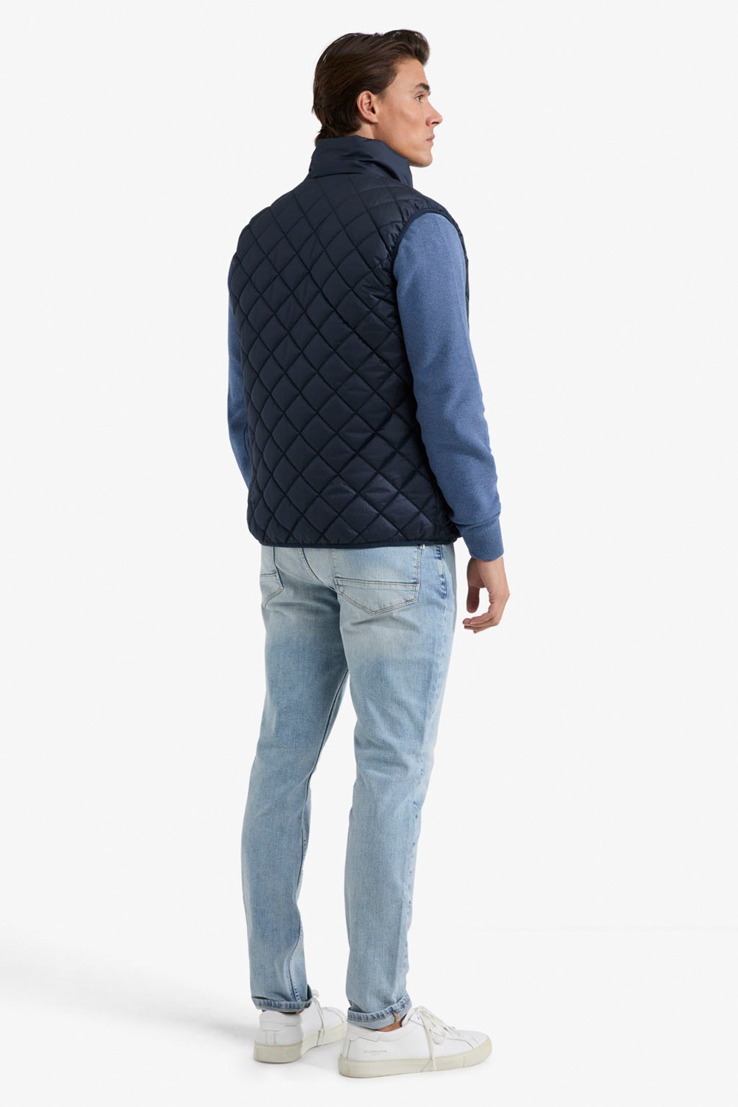 QUILTED BODYWARMER NAVY 3