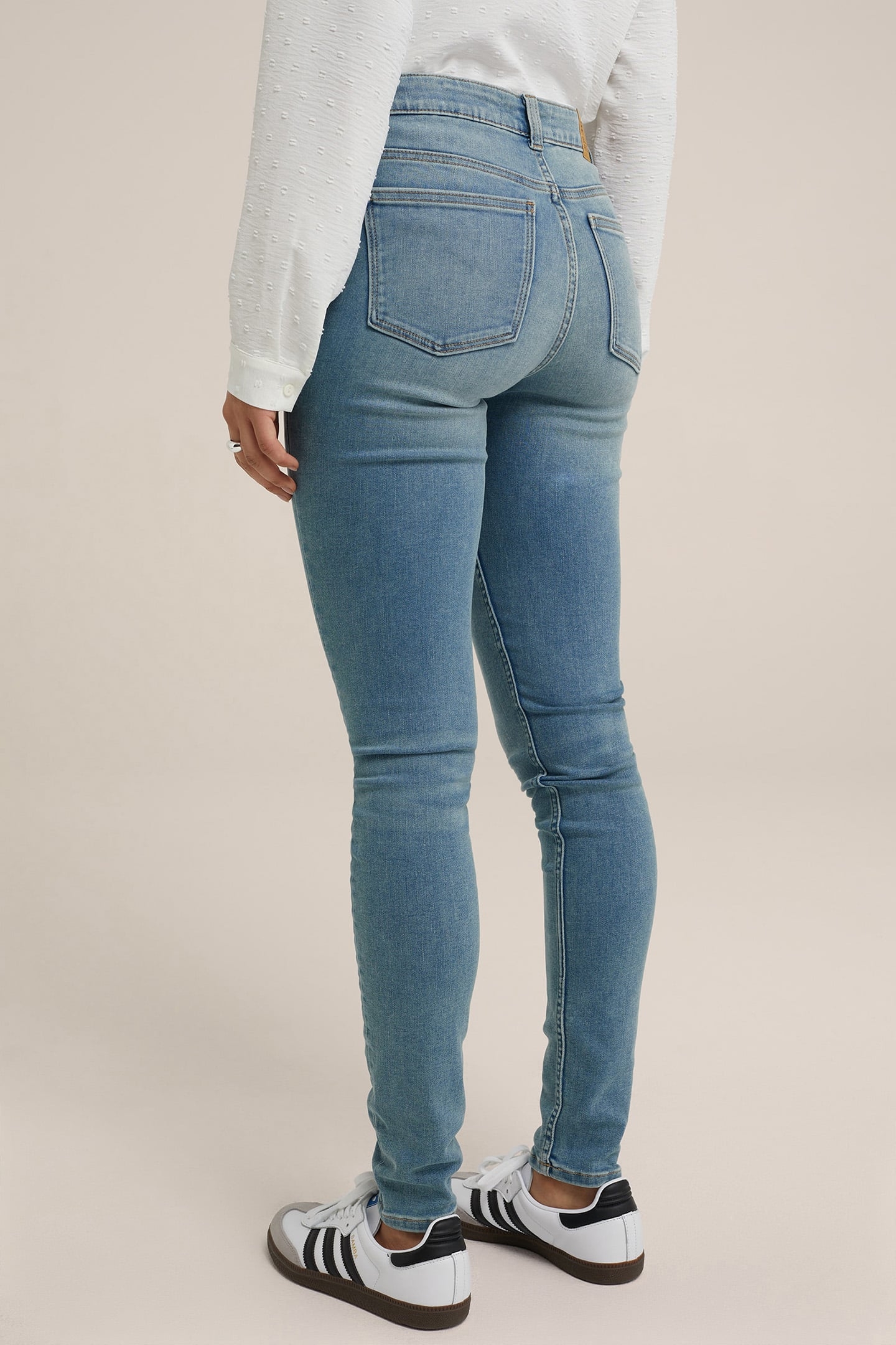 5-POCKET MID WAIST BLUE 2