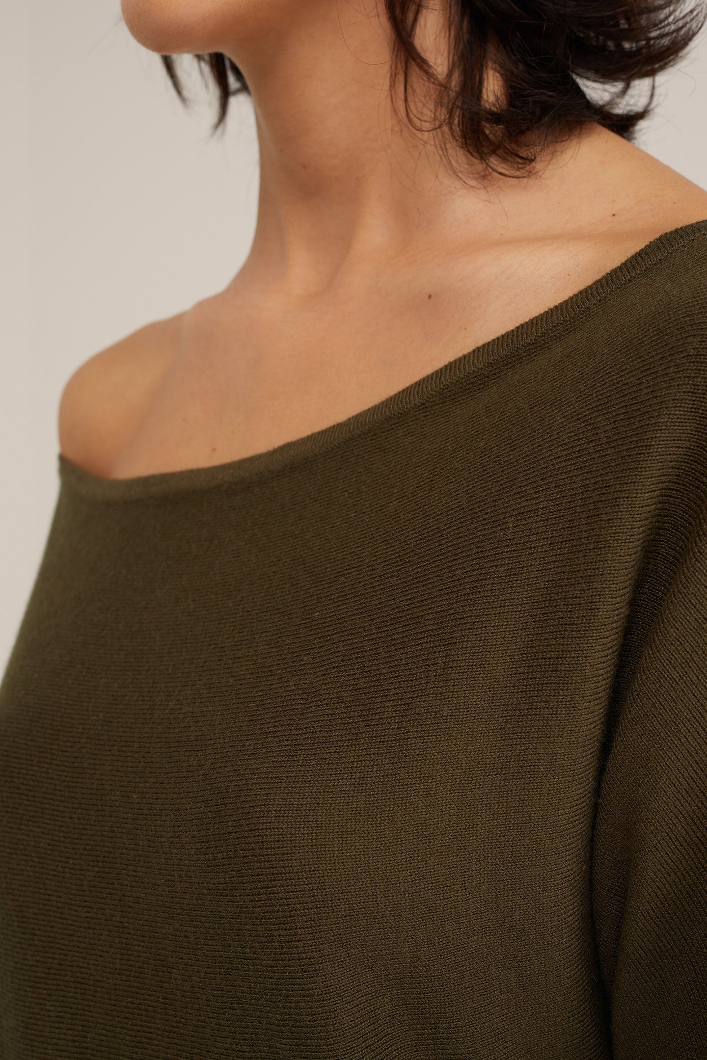 KNITTED PULLOVER ARMY GREEN 6