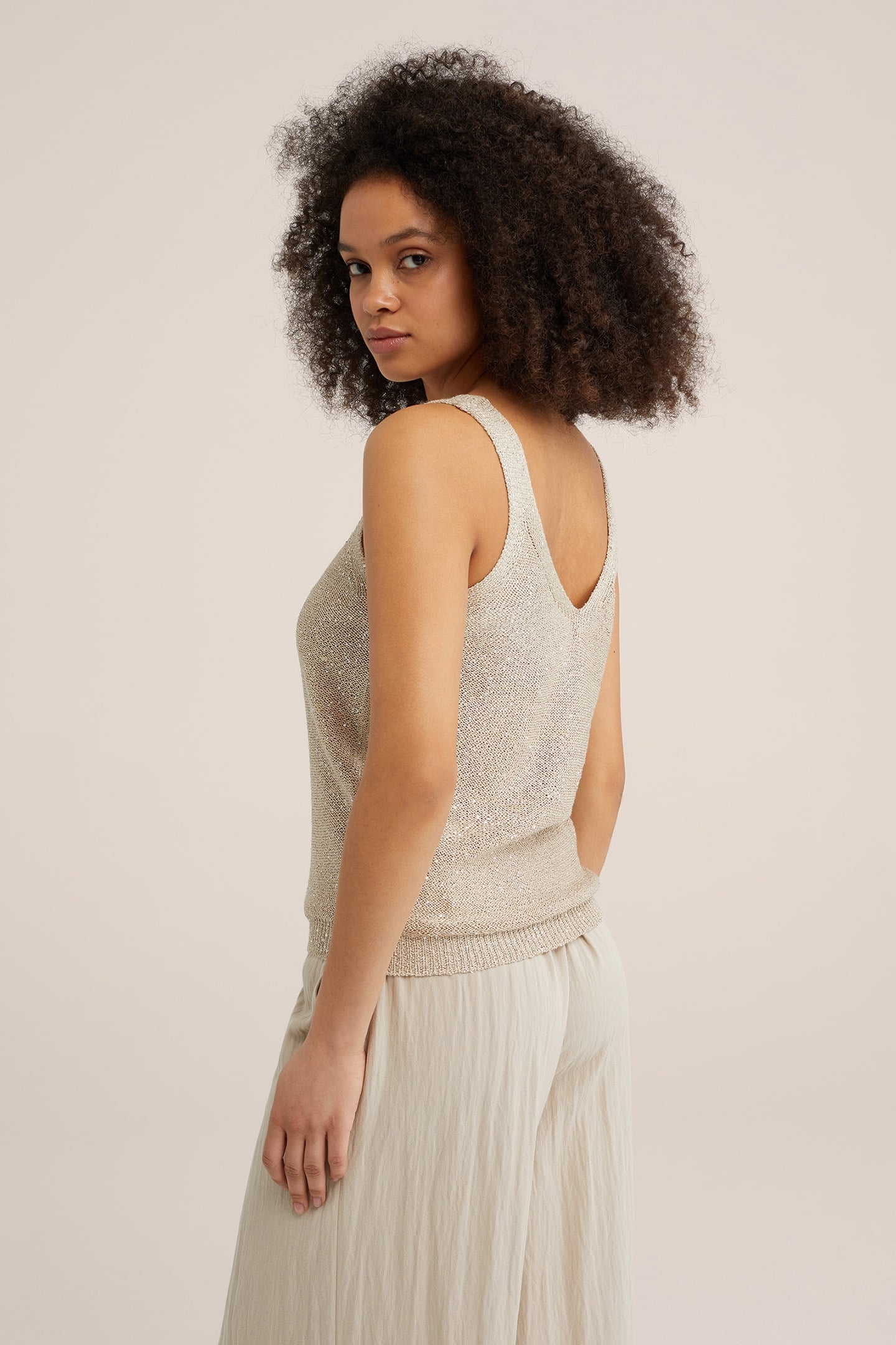 KNITTED PULLOVER BEIGE 2