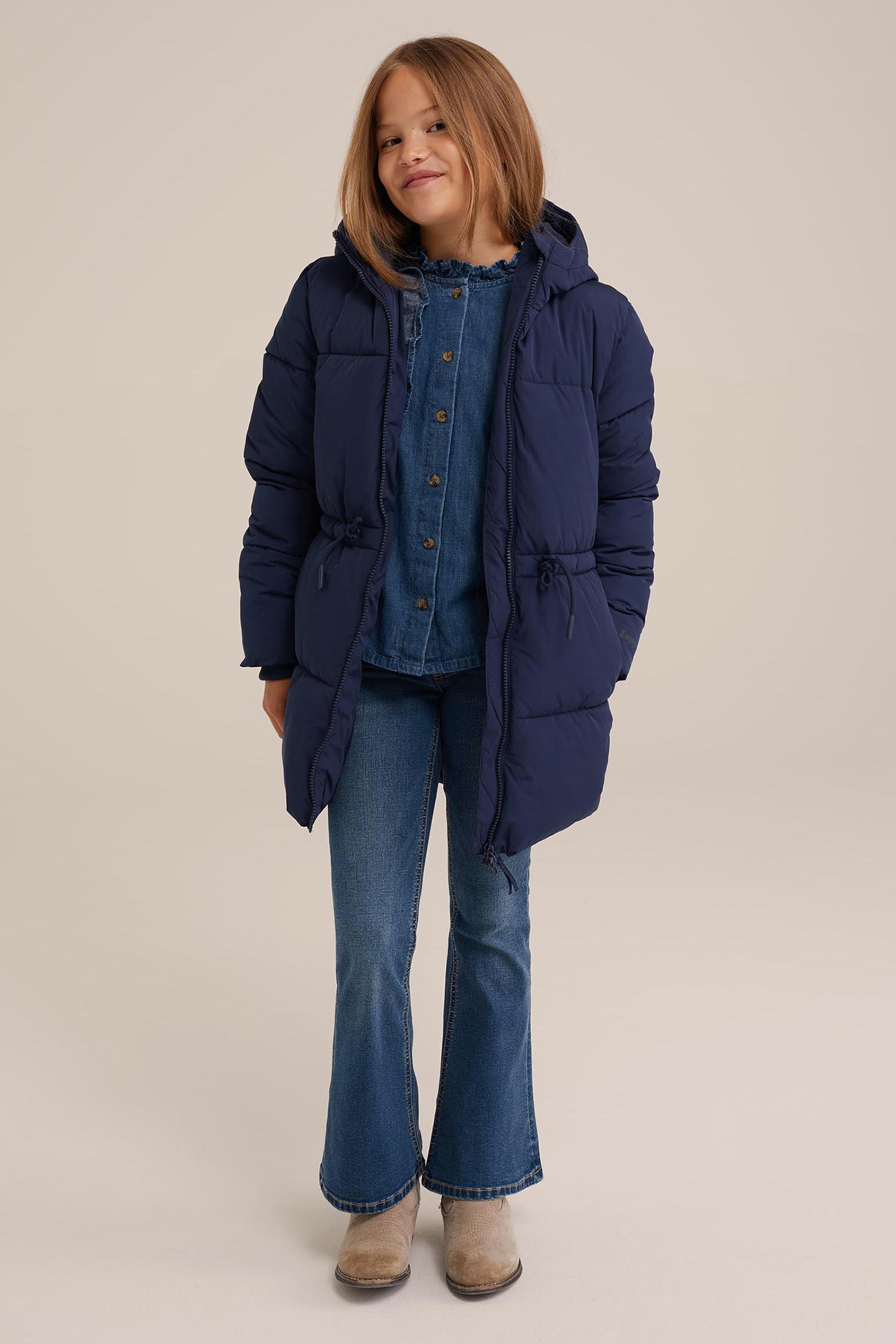 JACKET LONG LENGTH DARK BLUE 2