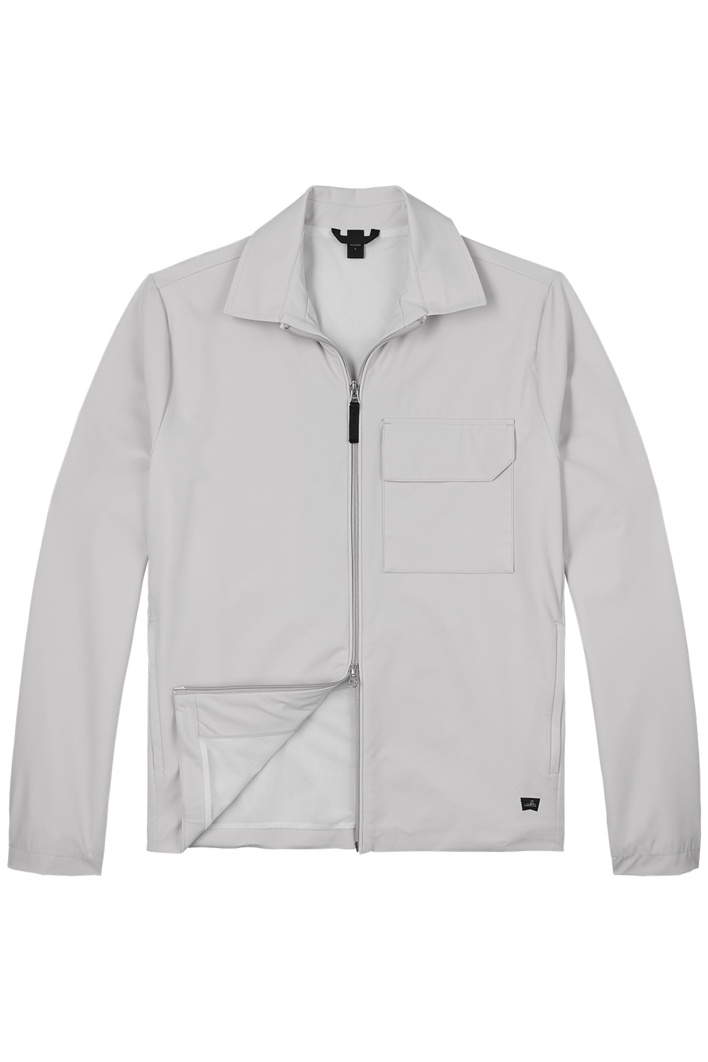 MARSH | TECH STRETCH SHIRT JACKET LIGHT GREY 2