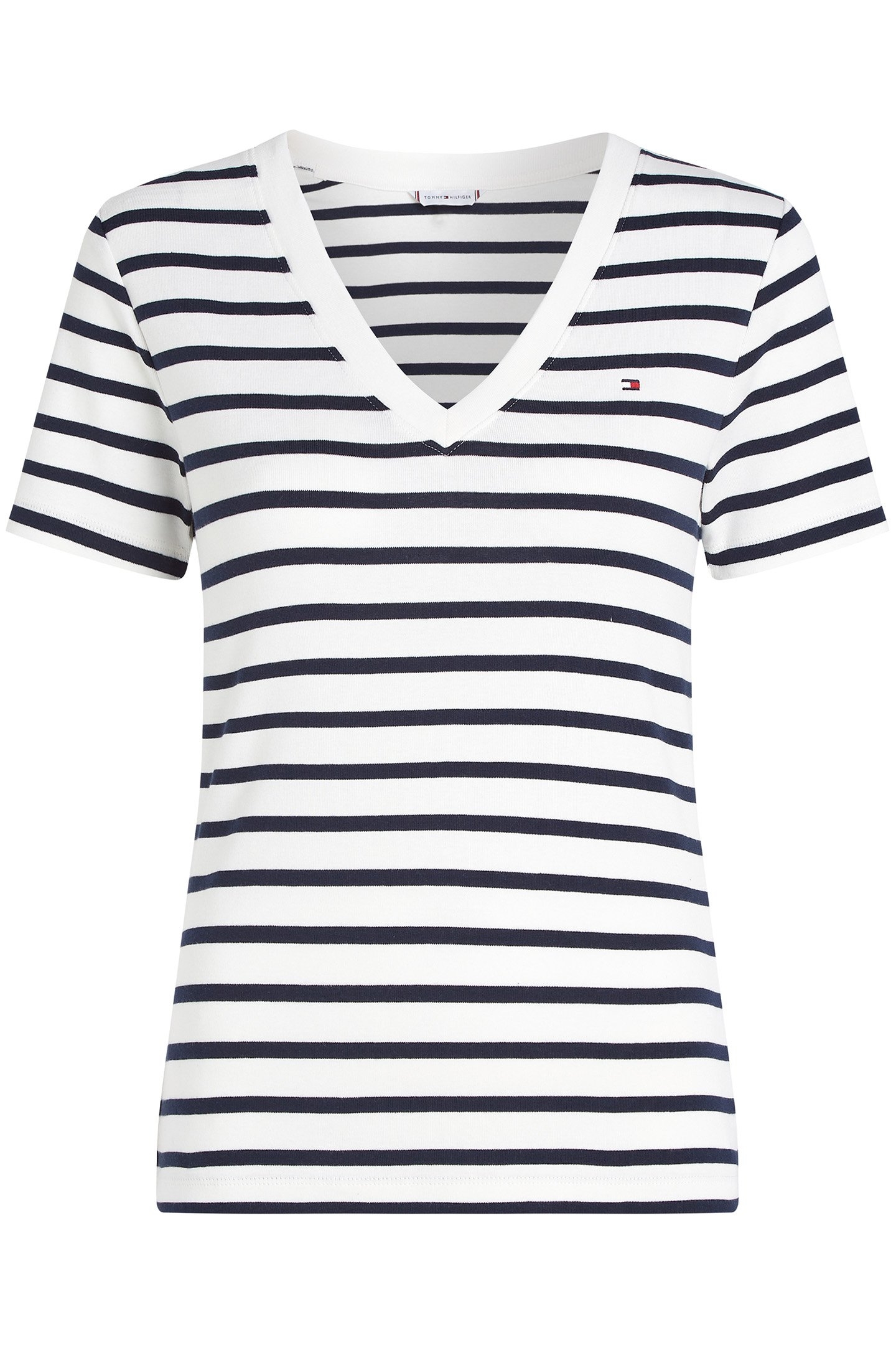 SLIM FIT CODY V-NECK SHORT SLEEVE T-SHIRT DARK NIGHT NAVY 4