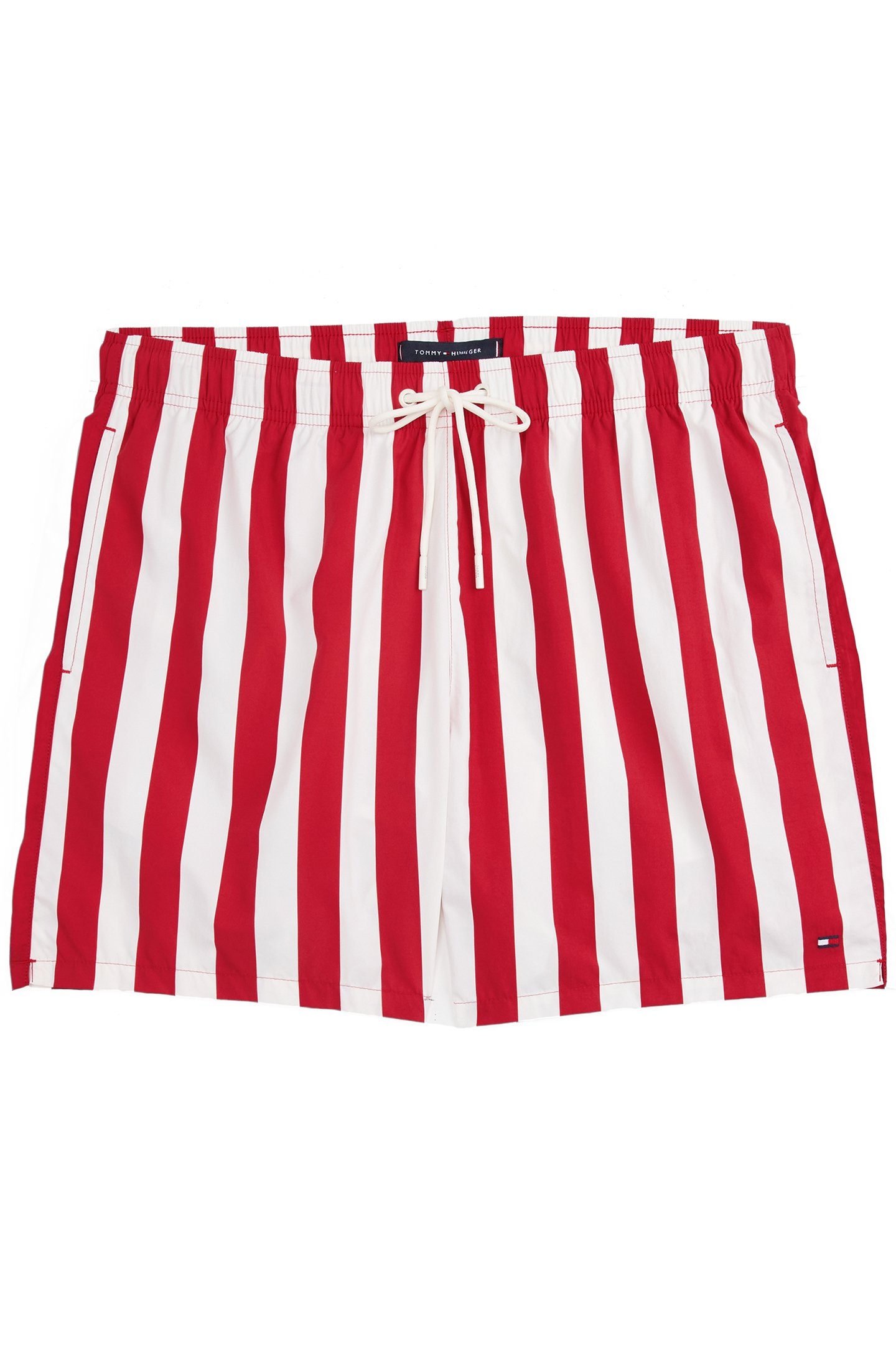 MEDIUM DRAWSTRING SHORTS, NORMAL FIT, RED 4