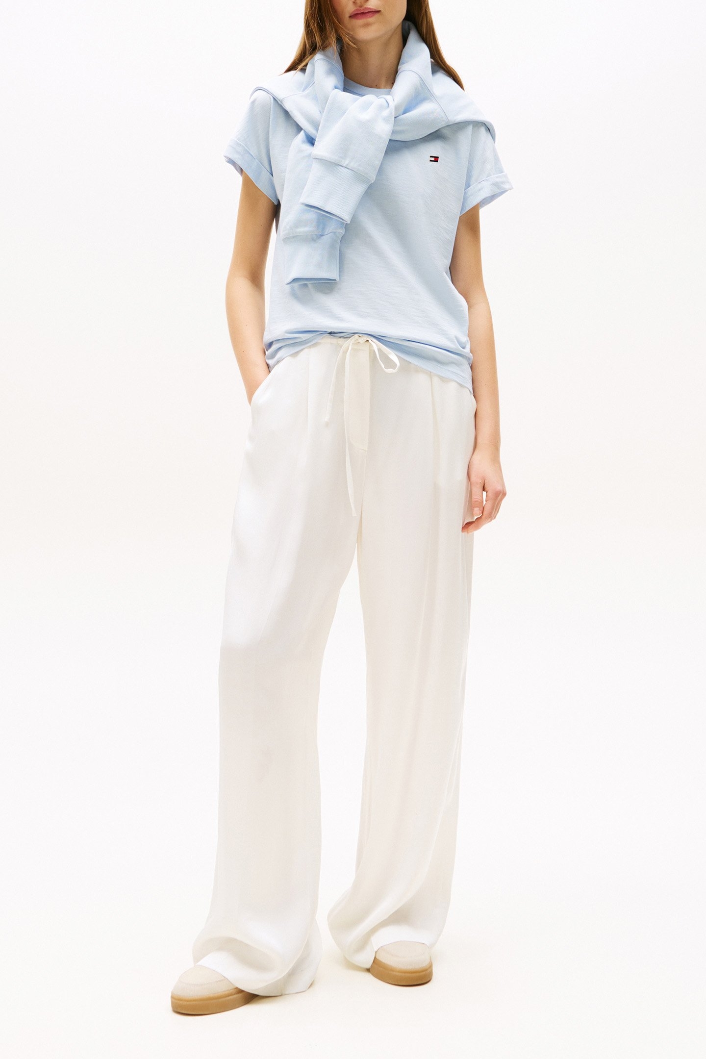 SLUB MDRN REGULAR FIT T-SHIRT BREEZY BLUE 4