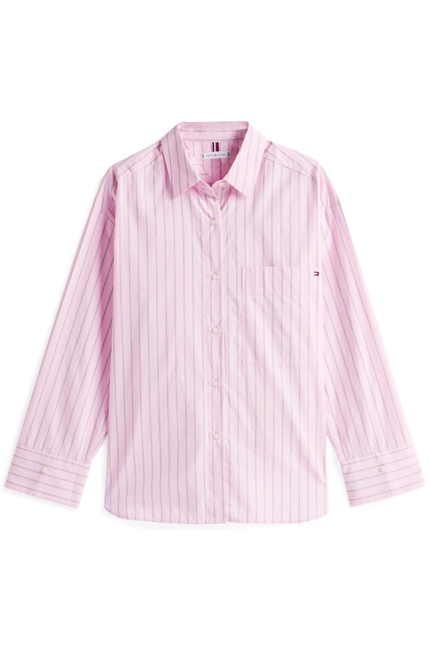 ESS RELAXED FIT BLOUSE PINK 4