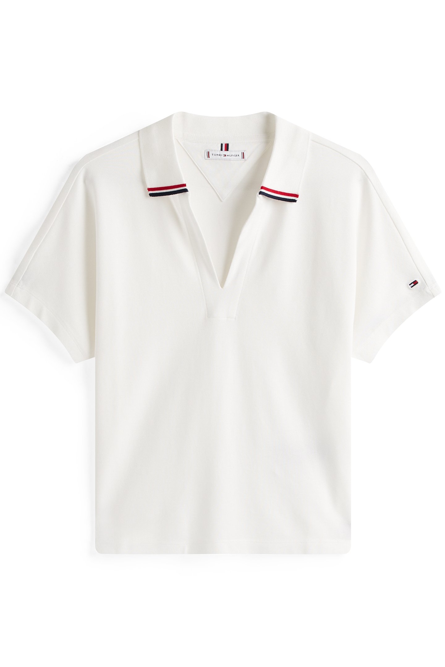 LYOCELL TIPPING OPEN REGULAR FIT SHIRT ECRU 4