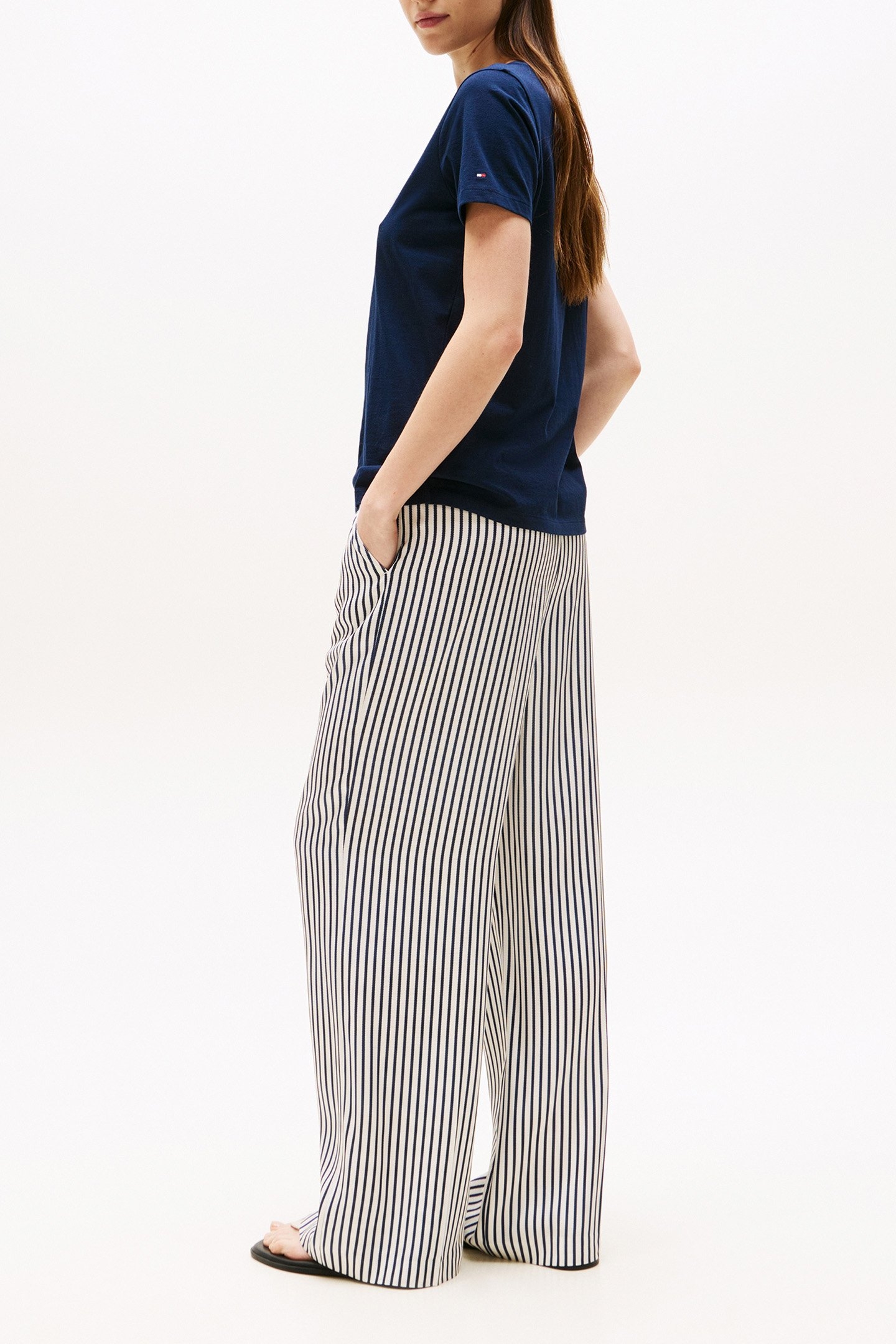 LUREX SCRIPT REGULAR FIT T-SHIRT NAVY 3