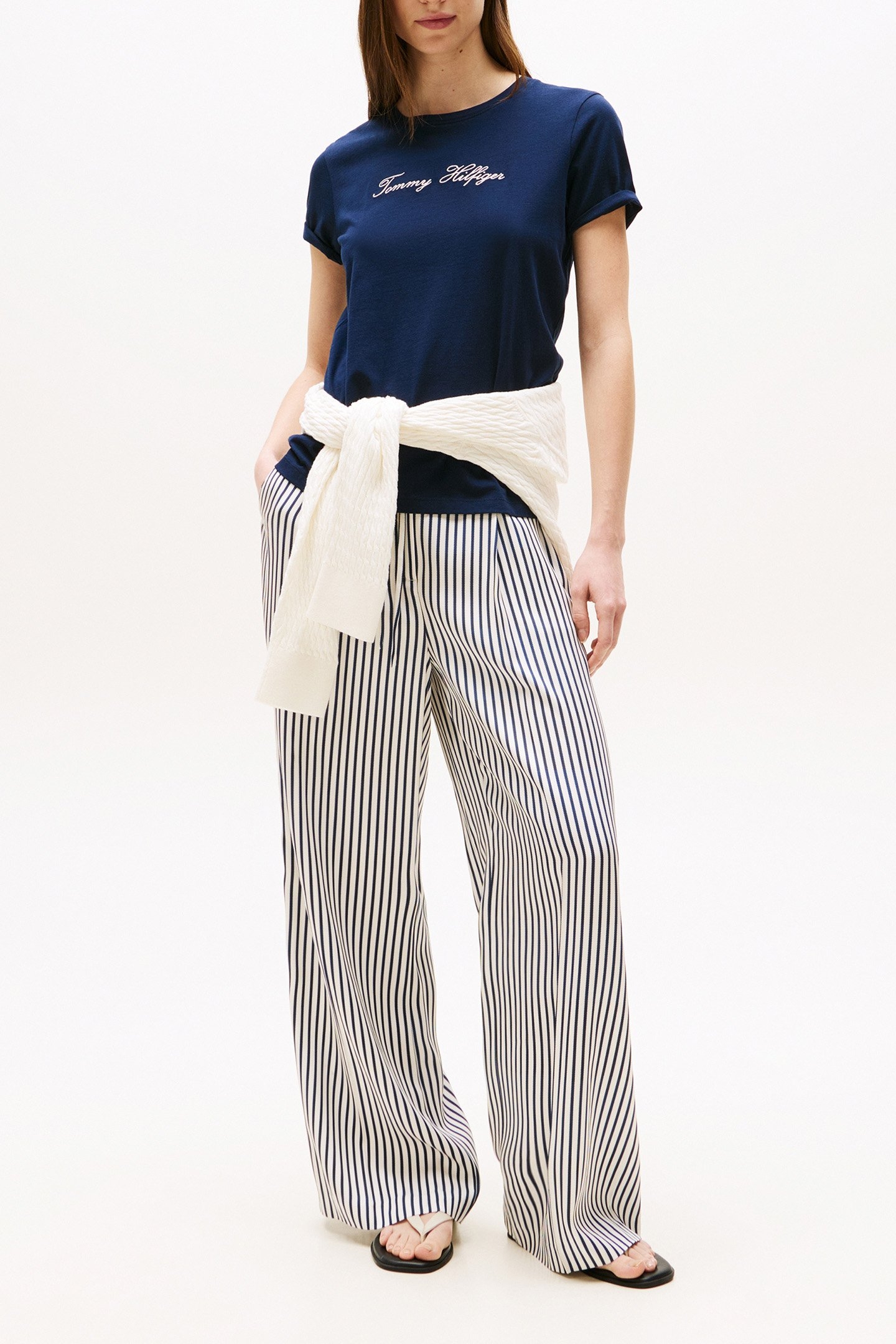 LUREX SCRIPT REGULAR FIT T-SHIRT NAVY 4