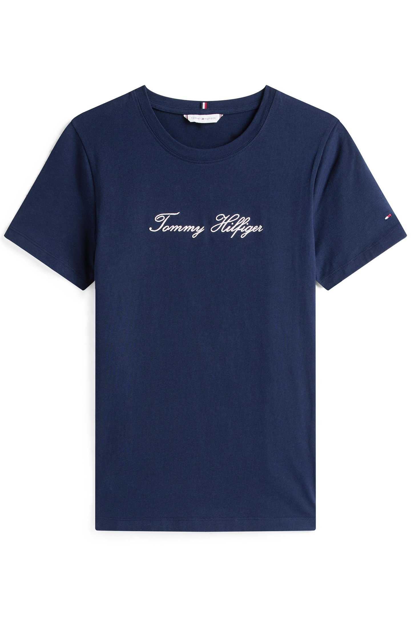 SCRIPT RELAXED FIT T-SHIRT IN DARK NIGHT NAVY 4