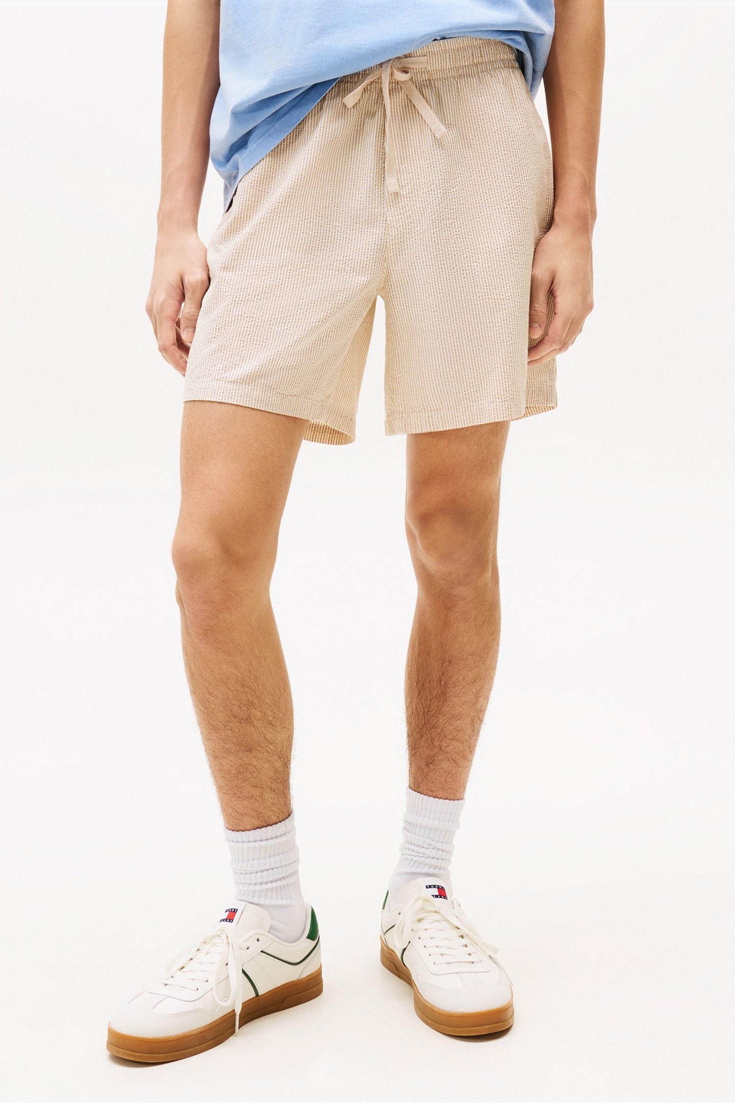 TJM SEERSUCKER STP B RELIC TAN STRIPES 1