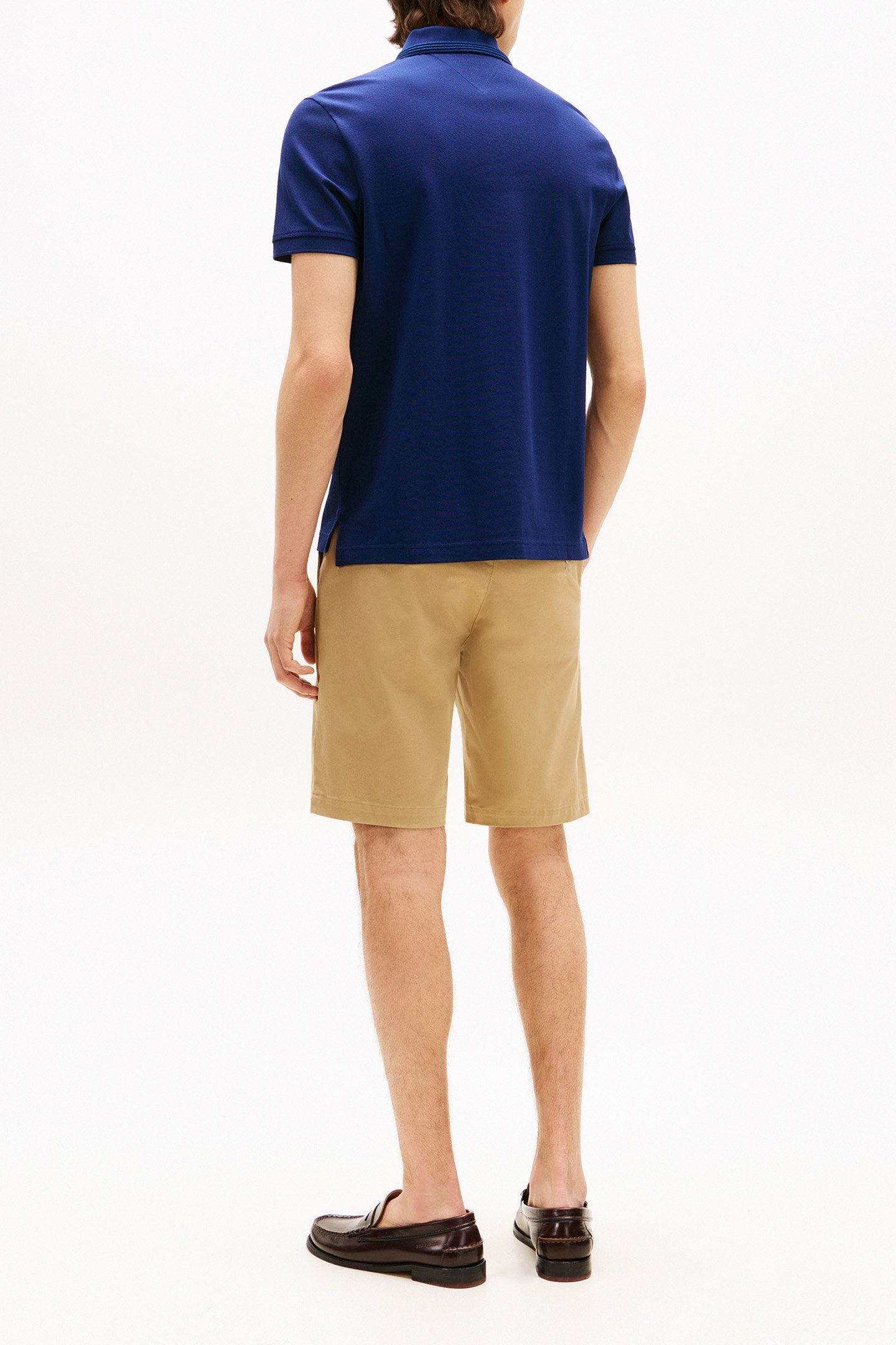 MERCERISED PIQUE ZIP PREPPY NAVY 3