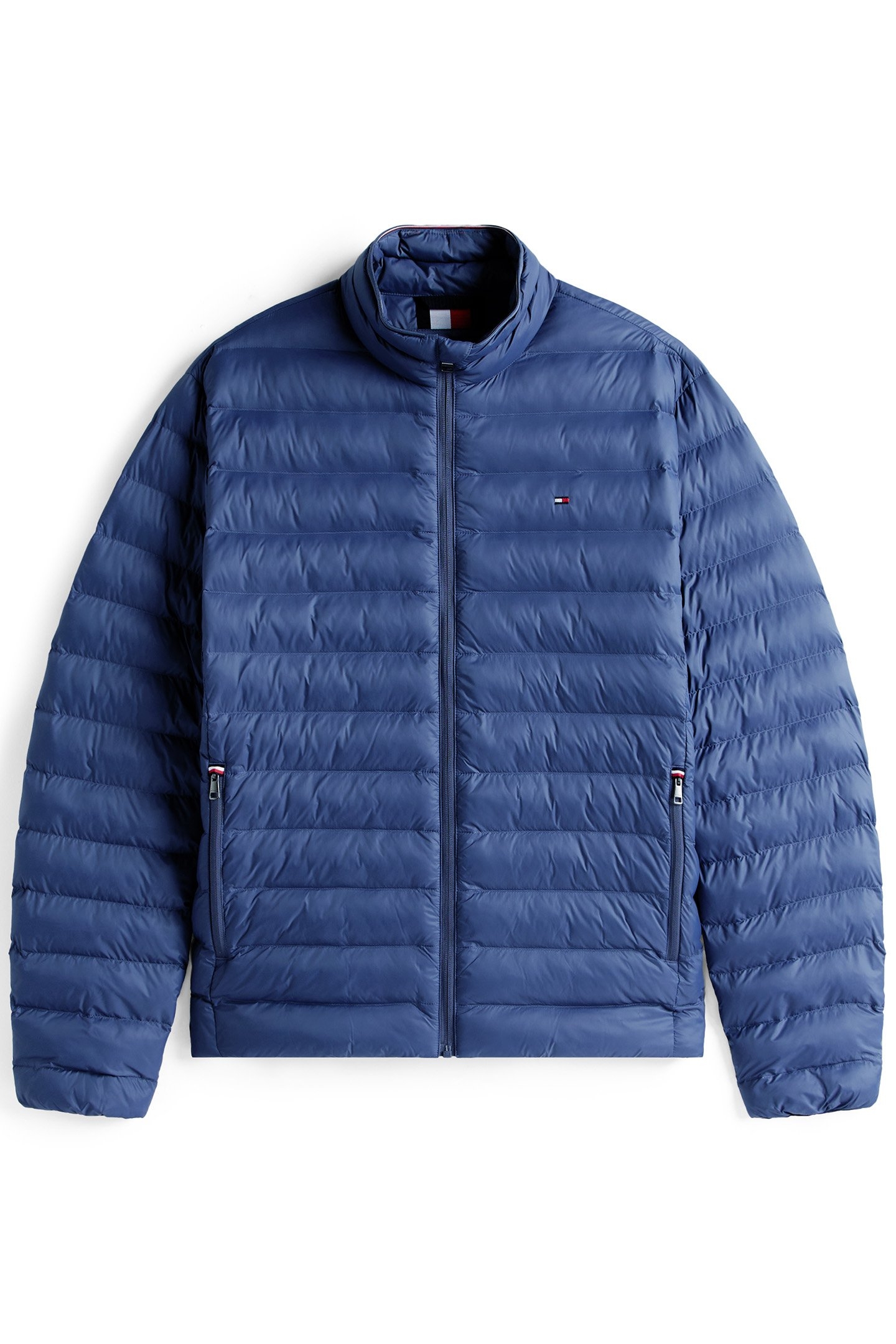 PACKABLE RECYCLED REGULAR FIT JACKET FADED INDIGO 4