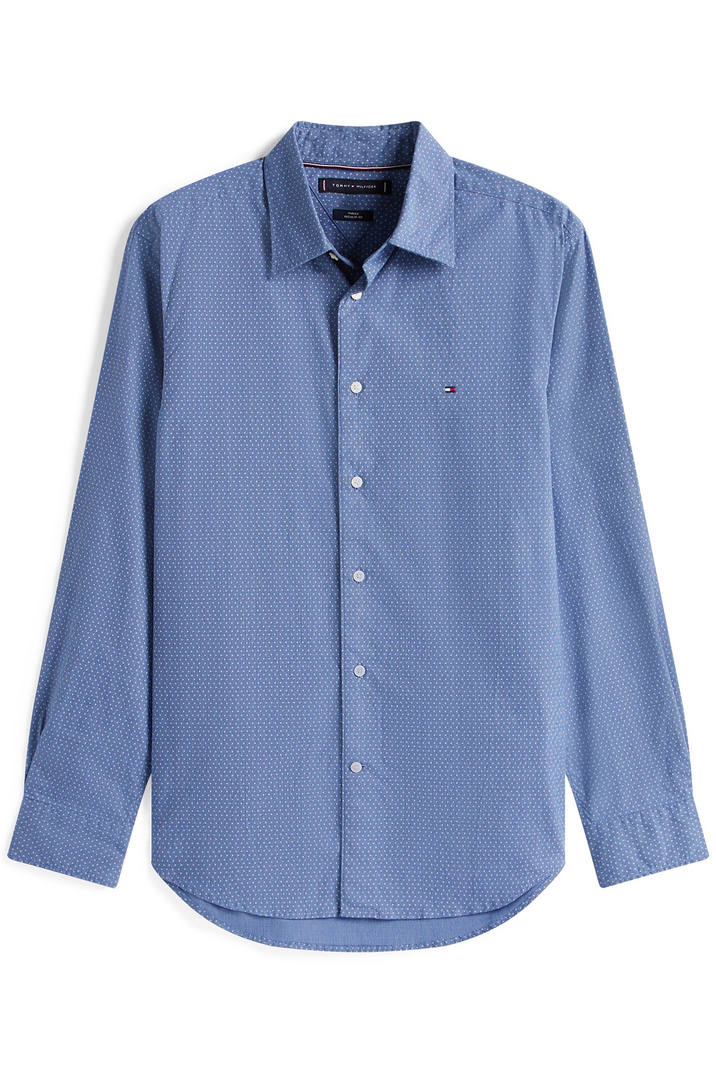 FLEX POPLIN SLIM FIT SHIRT NAVY BLUE 4