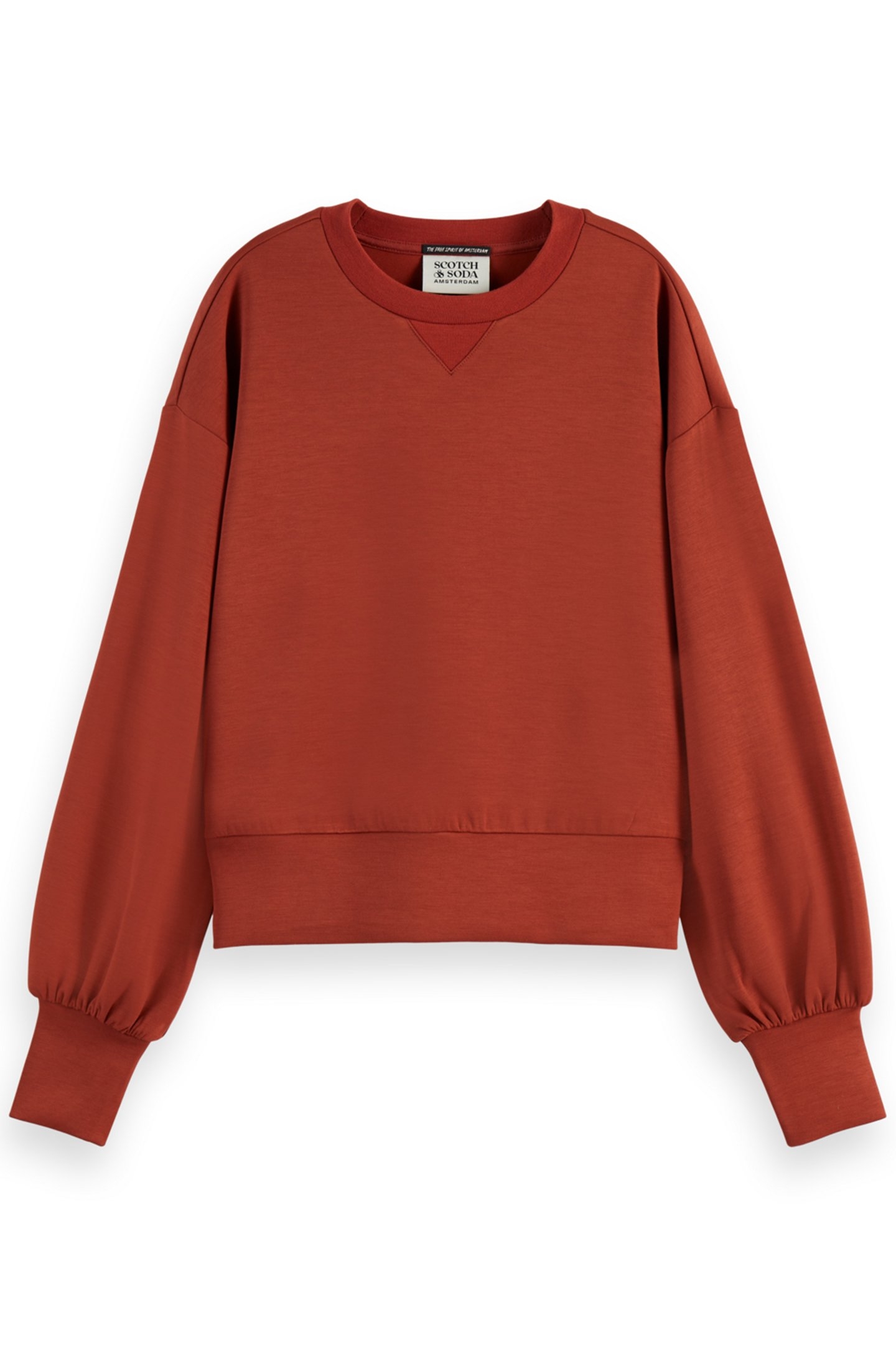 MODAL SWEATSHIRT RUST 4