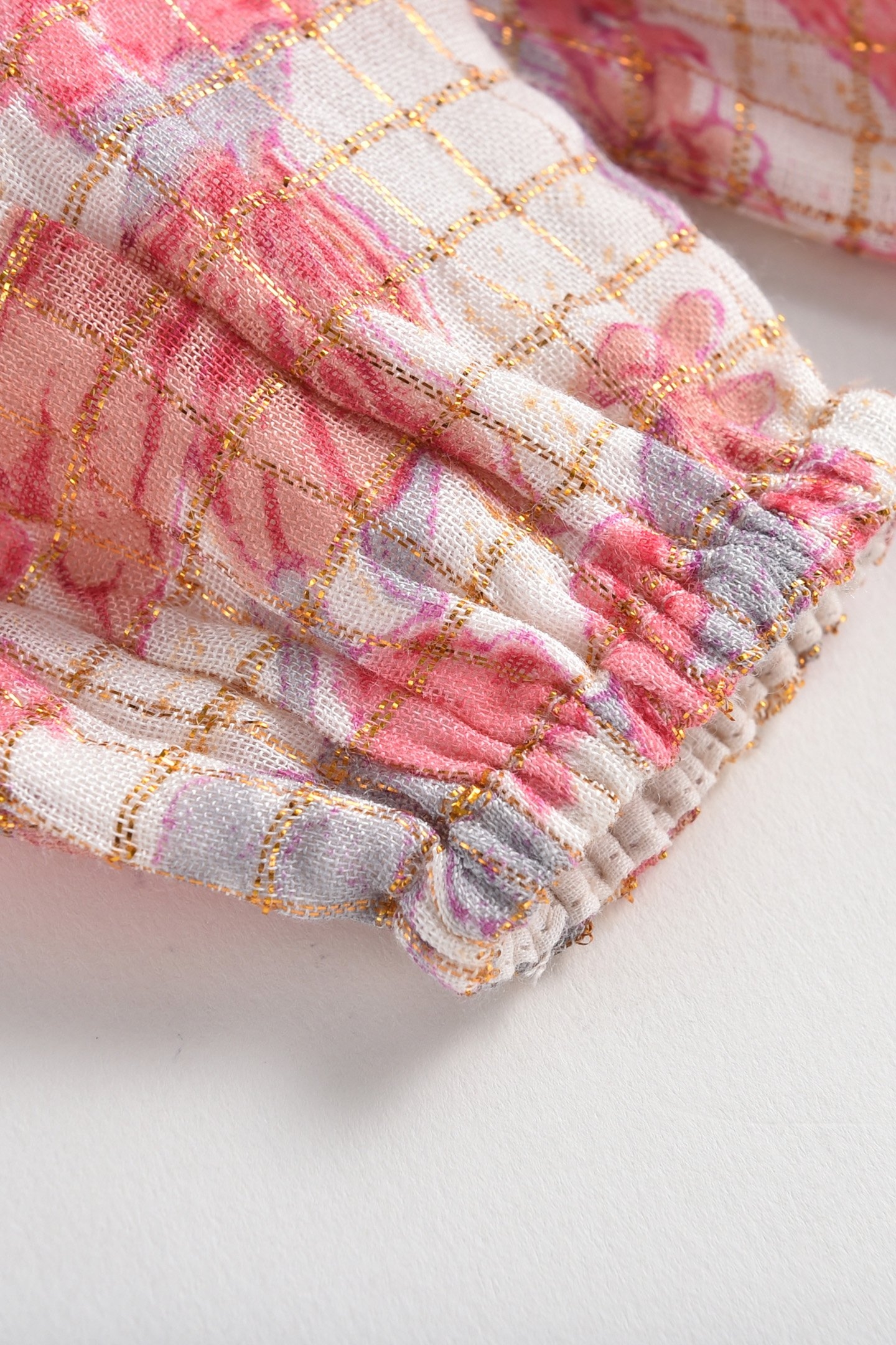 BLOUSE YURI PINK FLOWERS 6