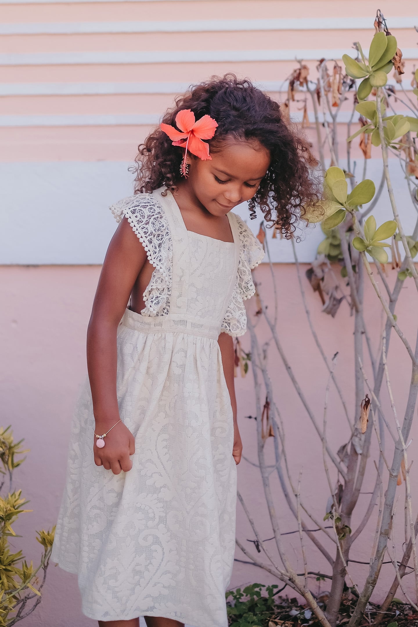 DRESS COSALA CREAM BAROQUE LACE 3