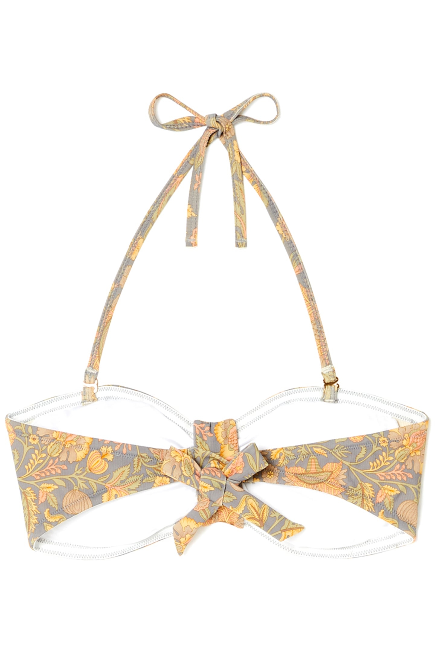 BIKINI TOP WALNUT CALIFORNIA FLOWERS 5