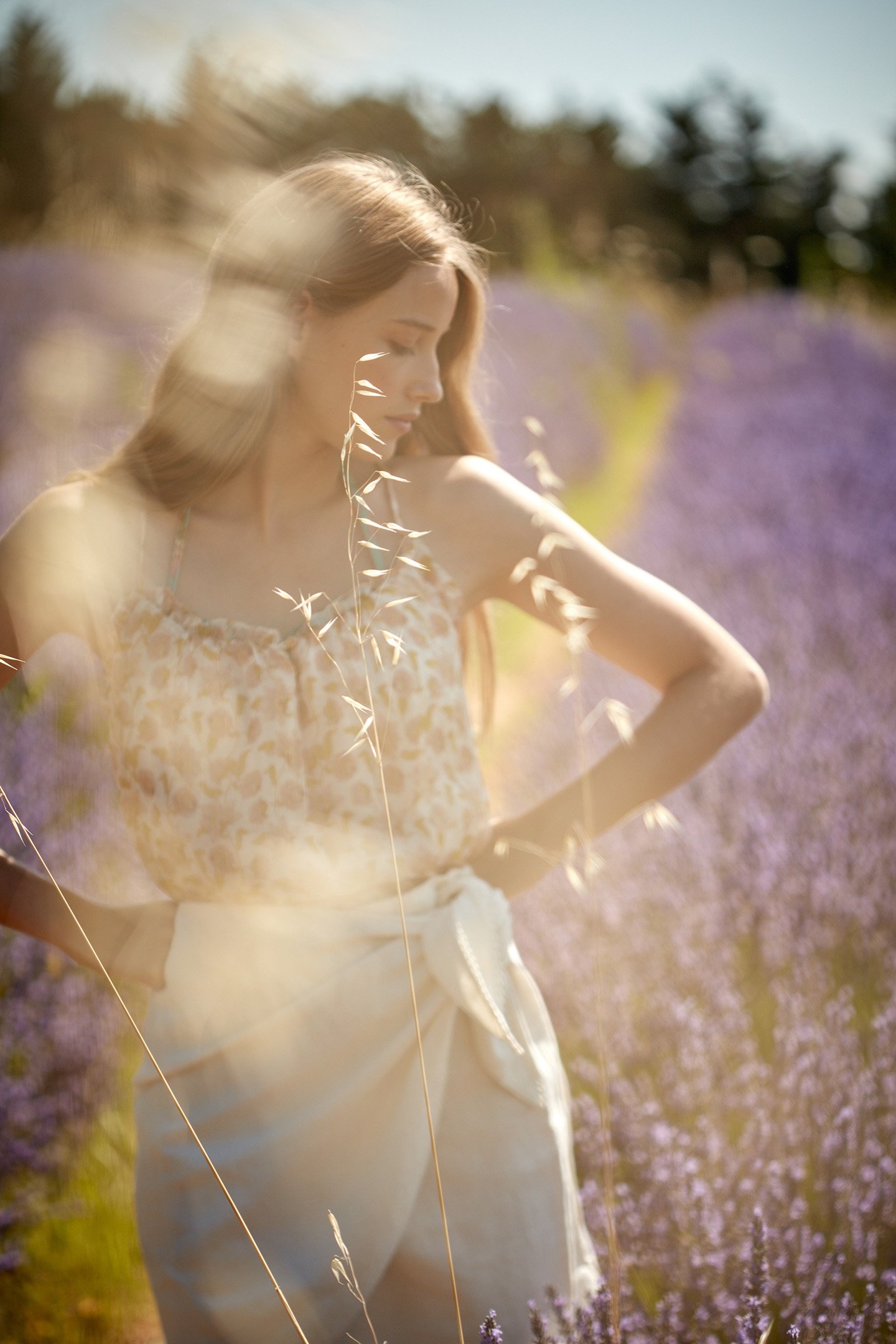 TOP LEGRA BLUSH FLOWERS LUREX 5