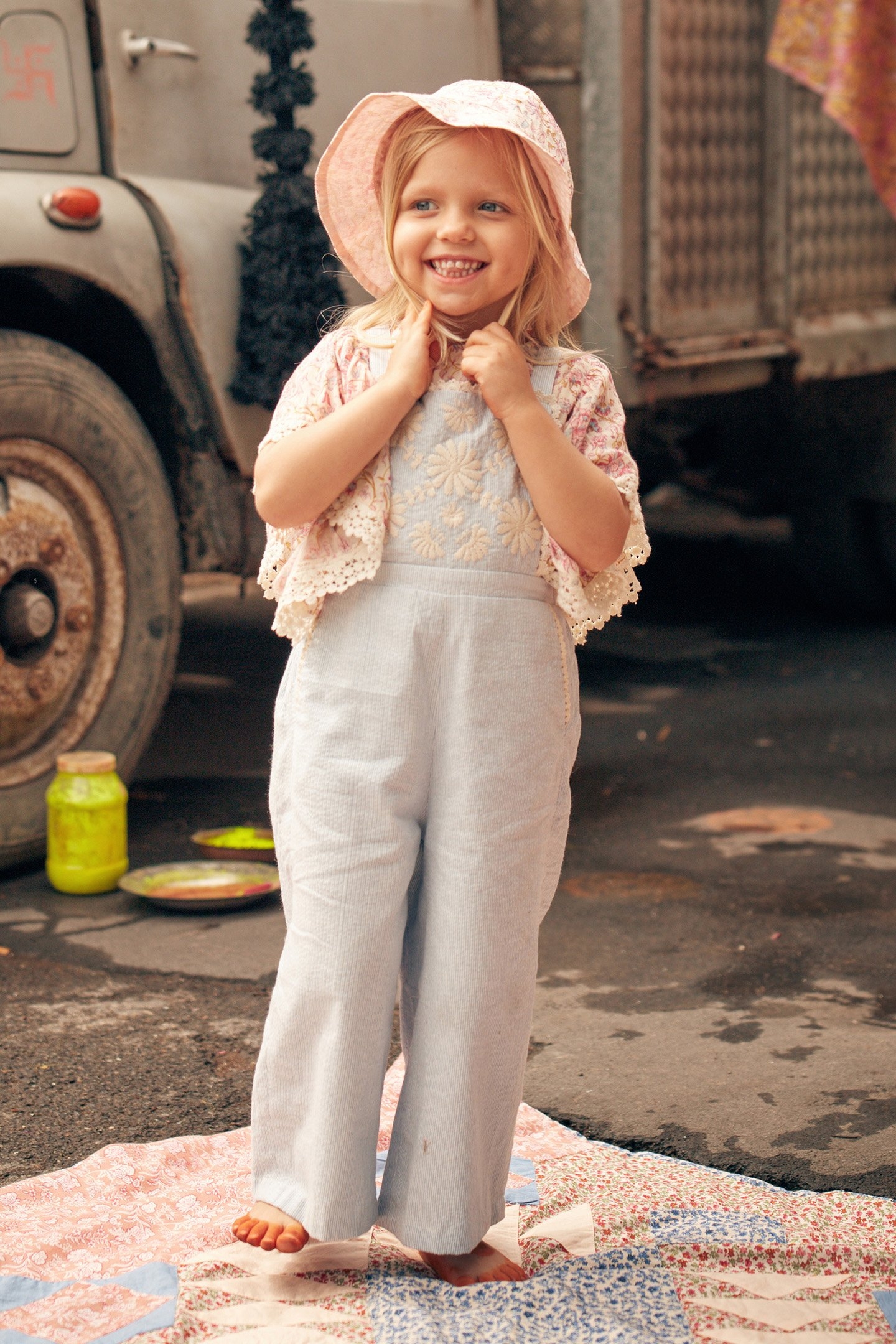 OVERALLS VIDYA BLUE STRIPES 1