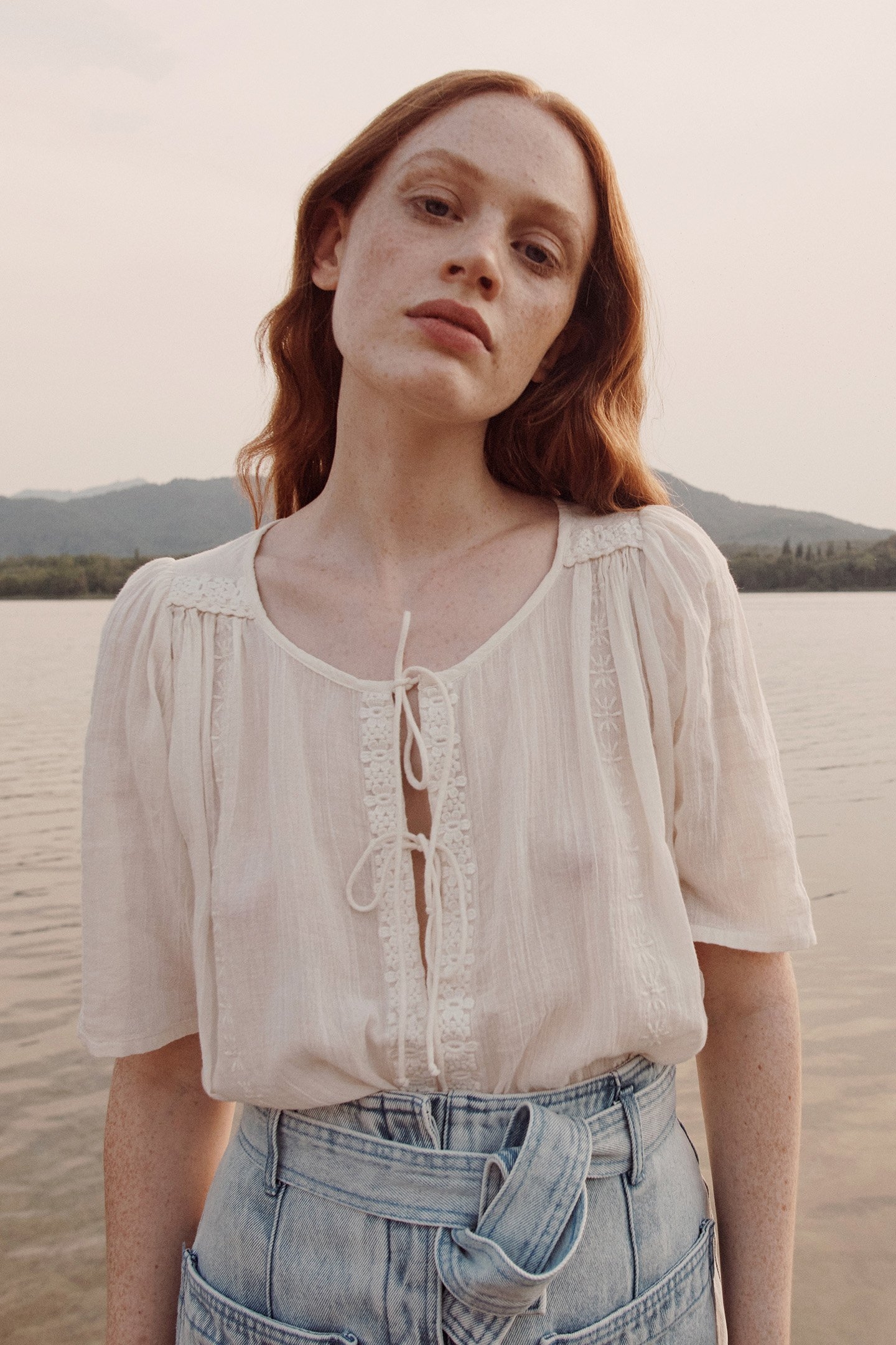 BLOUSE MARINE OFF WHITE 1