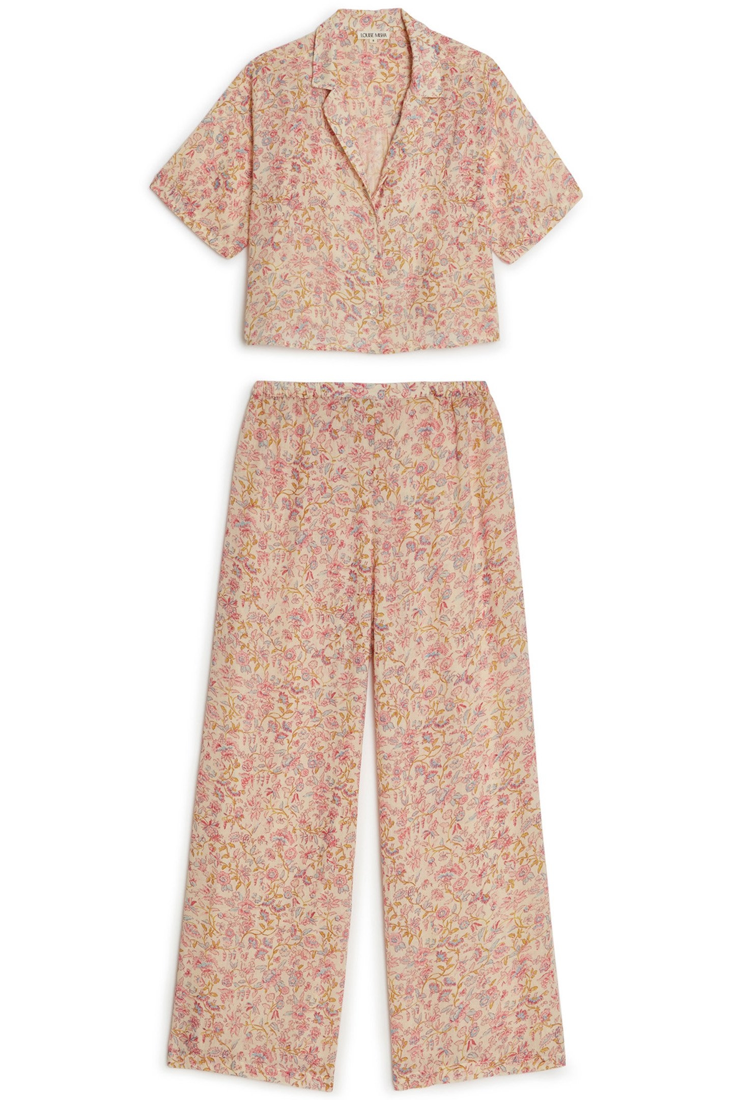 PAJAMAS SET LOUKA CREAM PADMA MUDRA 2