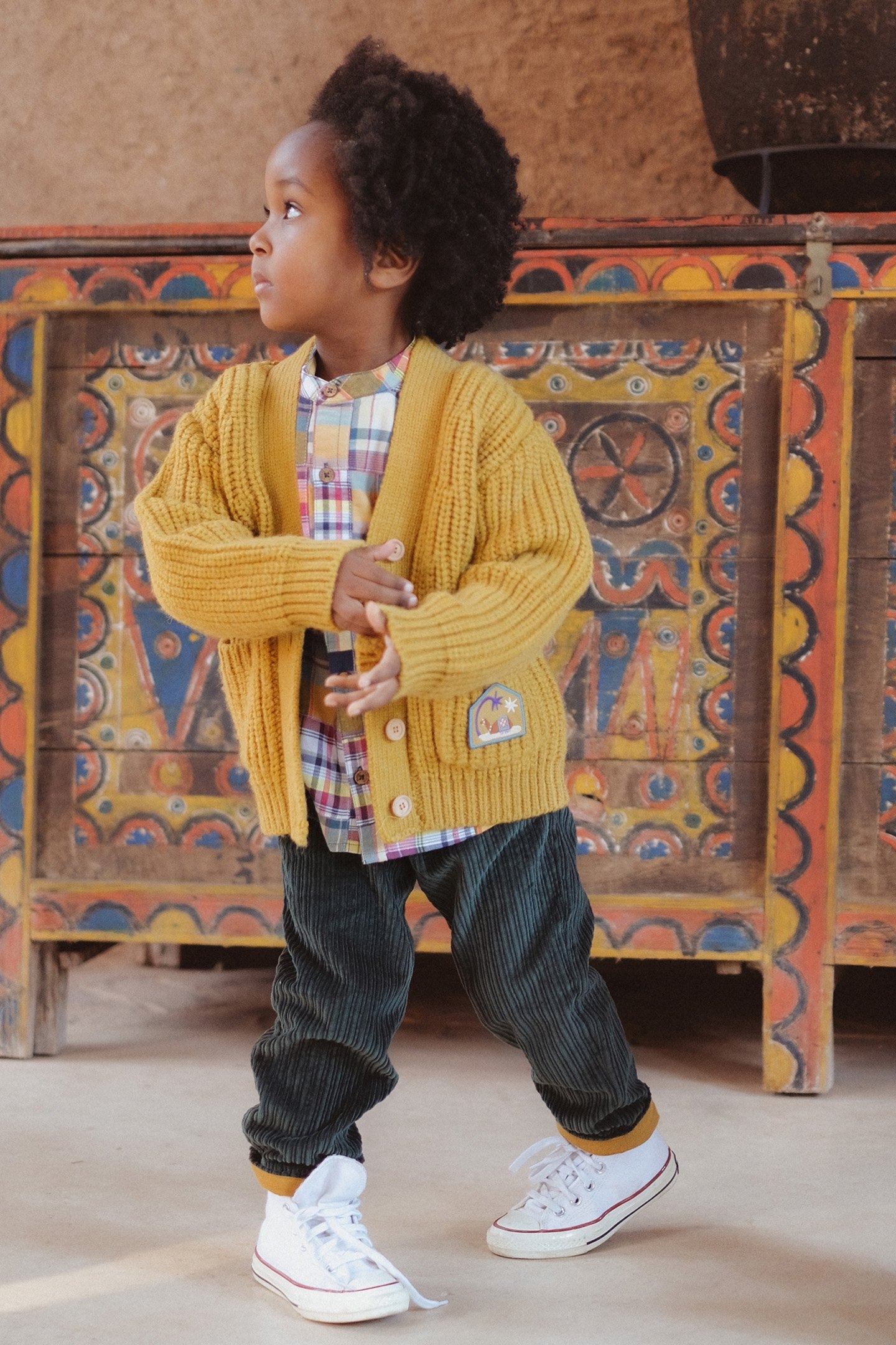 CARDIGAN POLO HONEY 2