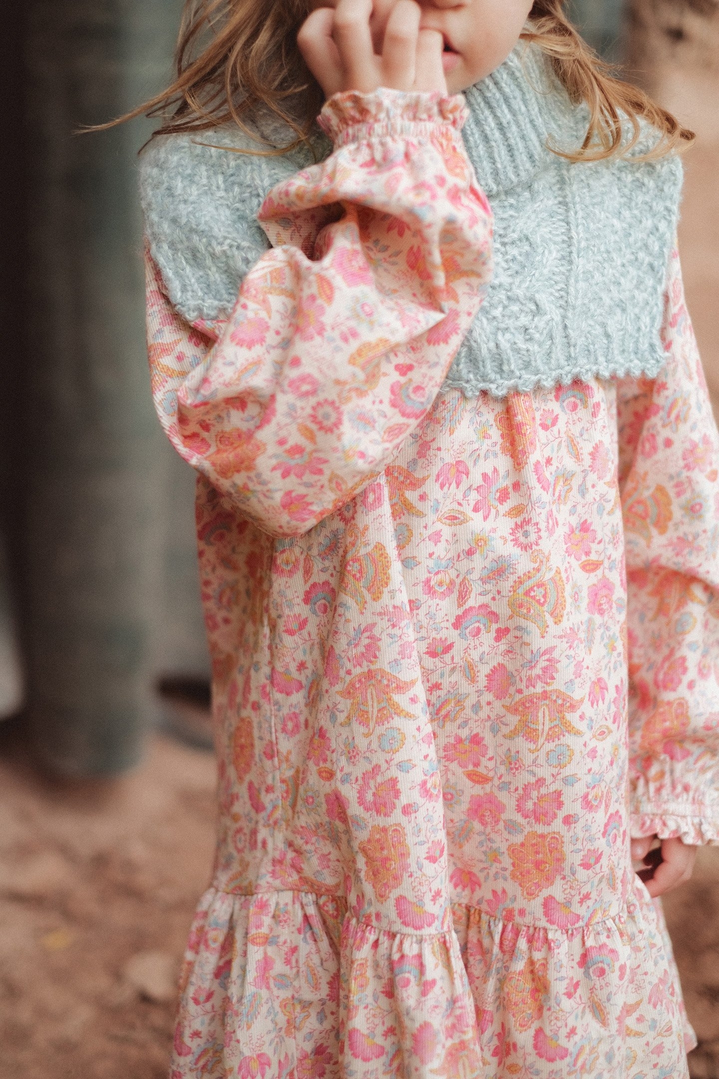 DRESS BAHYA CREAM FLOWER FIELDS 4