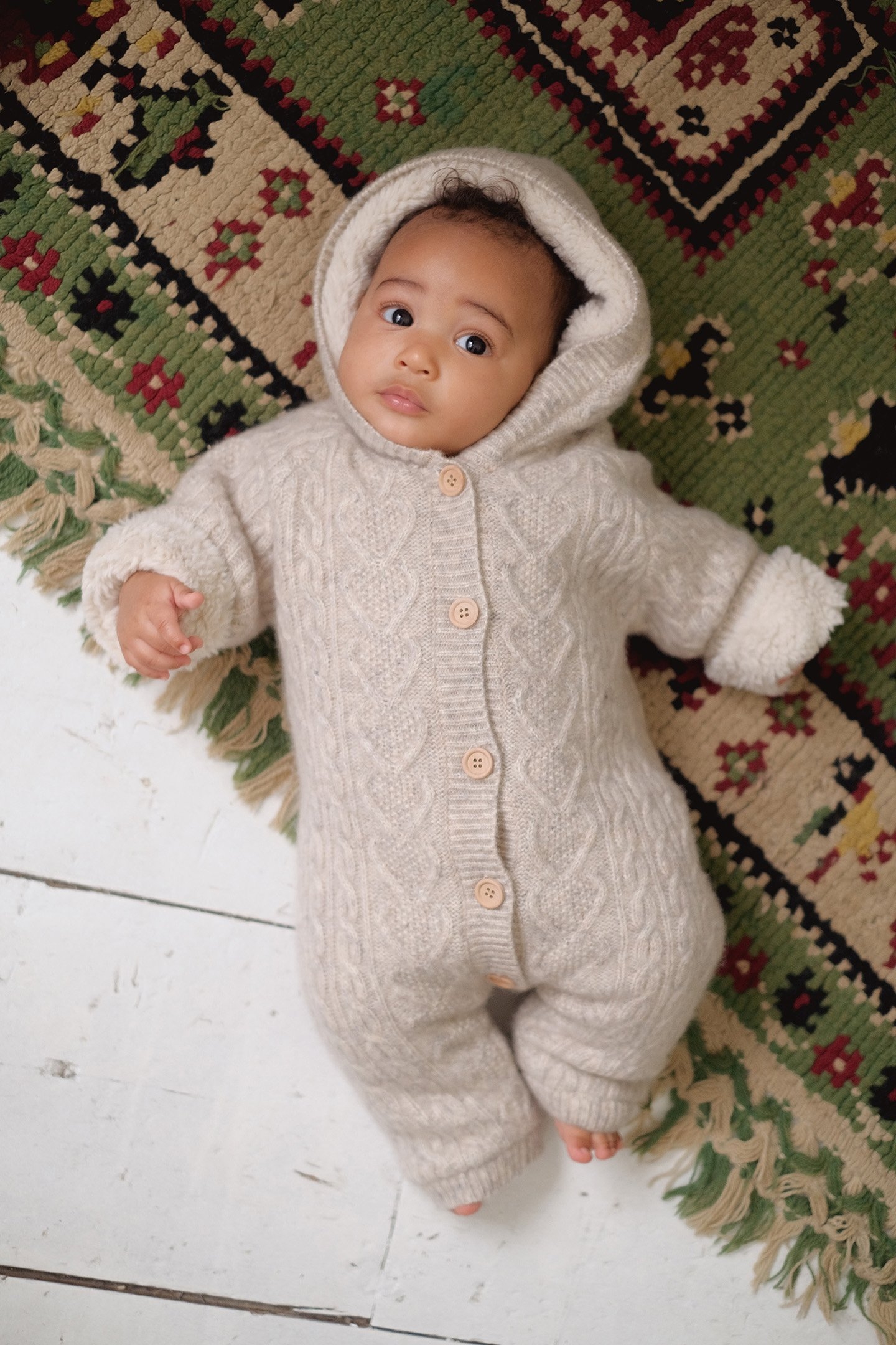 PILOT JUMPSUITS DAVID CREAM MELANGED 1