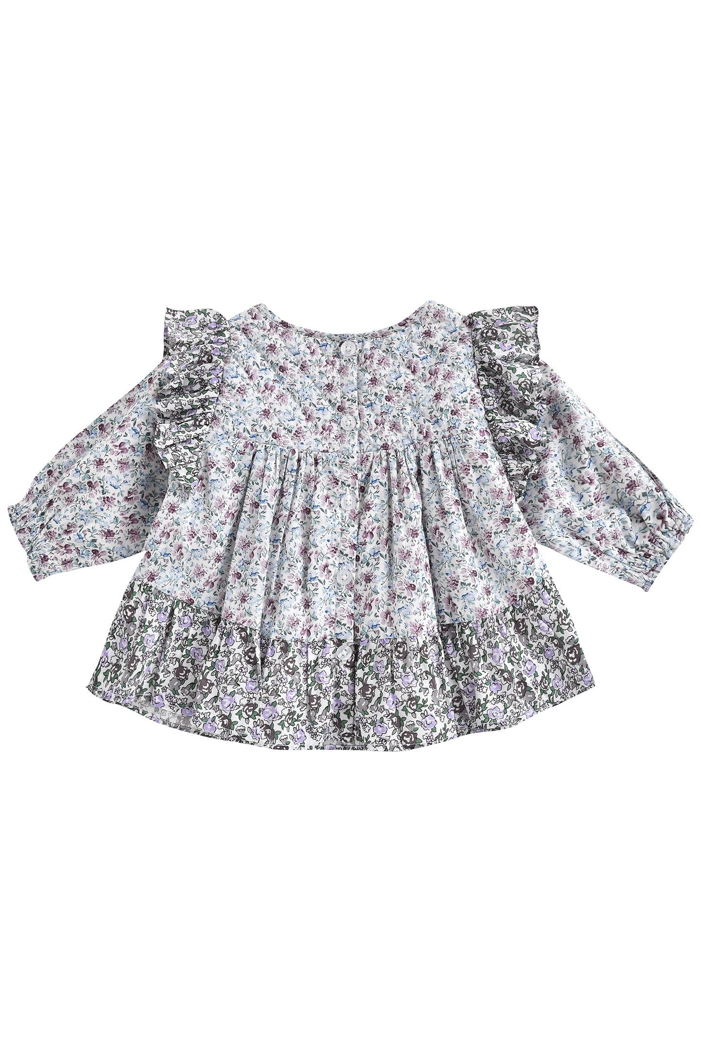 DRESS LARA CREAM RETRO PANSY 2