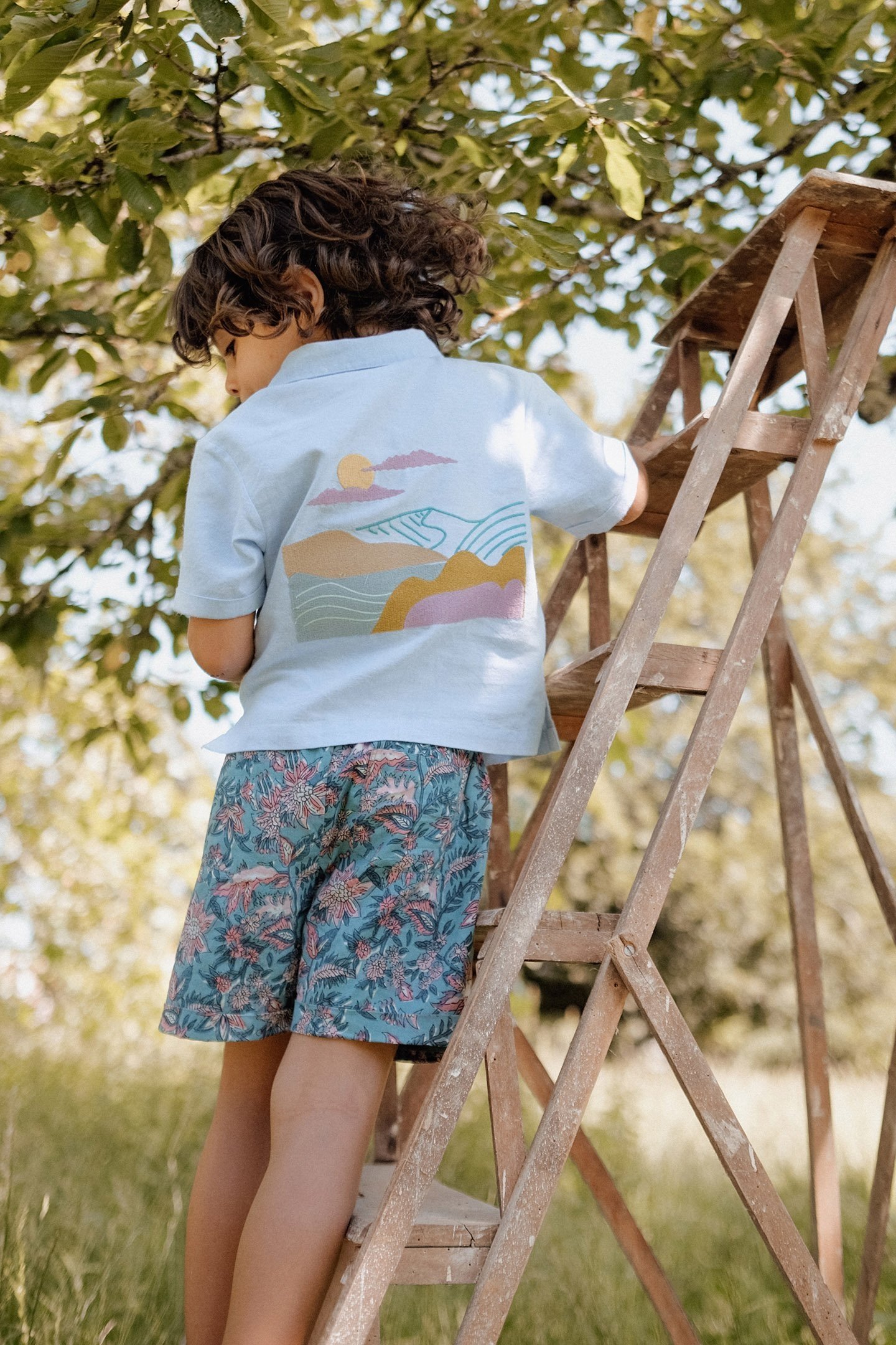 SHIRT LOV LIGHT BLUE 2