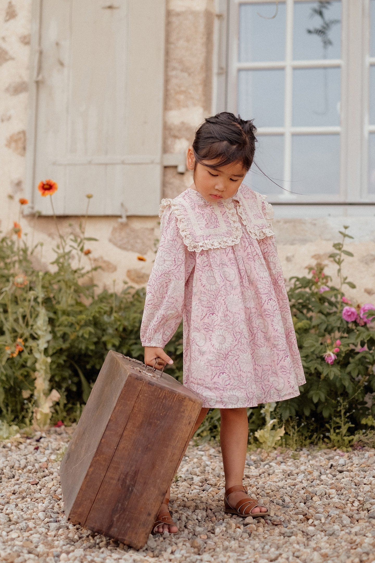 DRESS ARINOLA PINK DAISY GARDEN 8