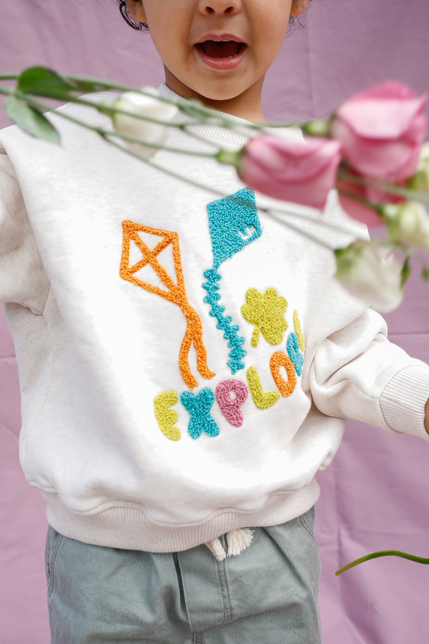 SWEATSHIRT HEATHER CREAM 4