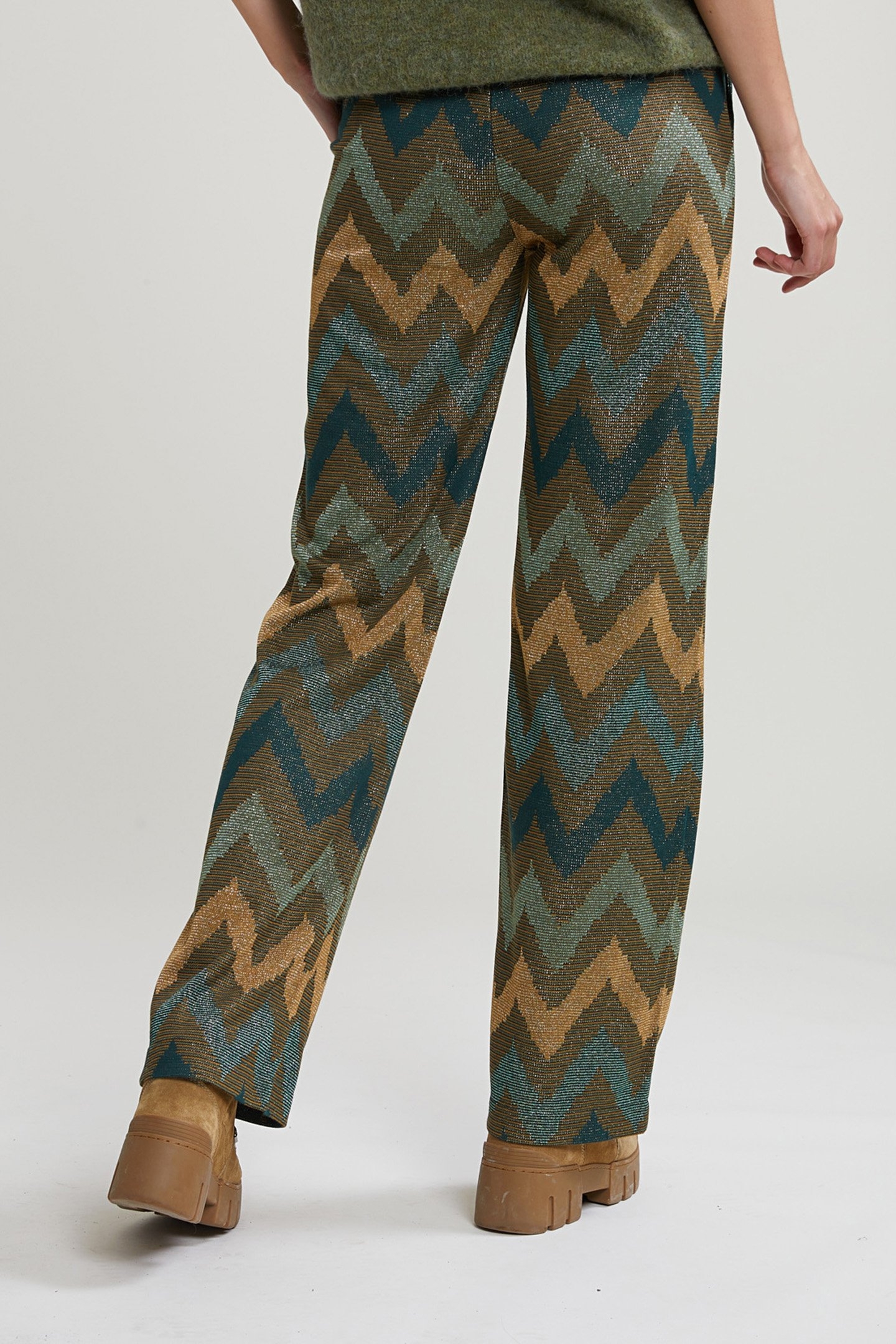 KHAKI/BROWN KNITTED FANTASY PANTS 2