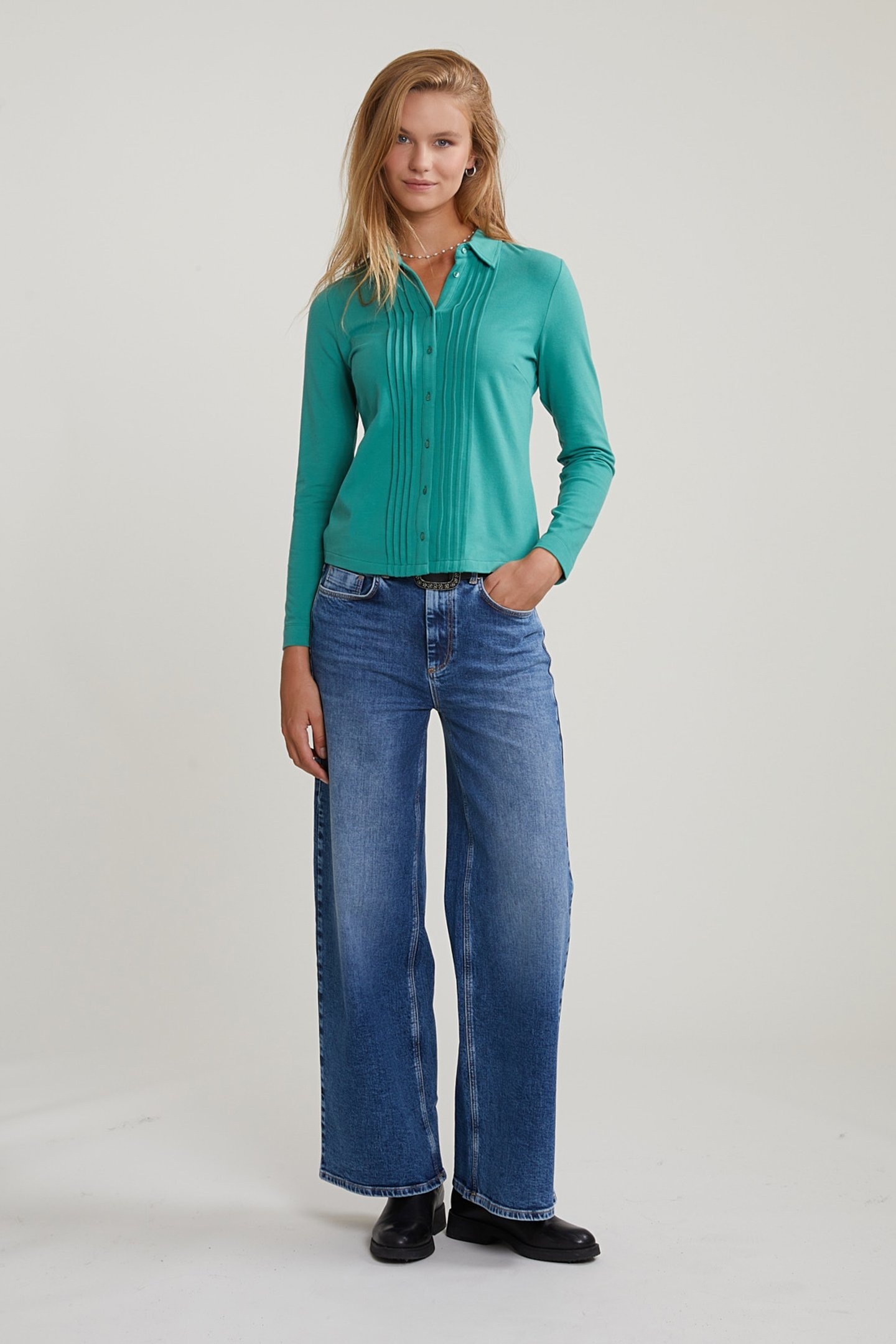 JADE GREEN CLASSIC T-SHIRT LONG SLEEVES 3