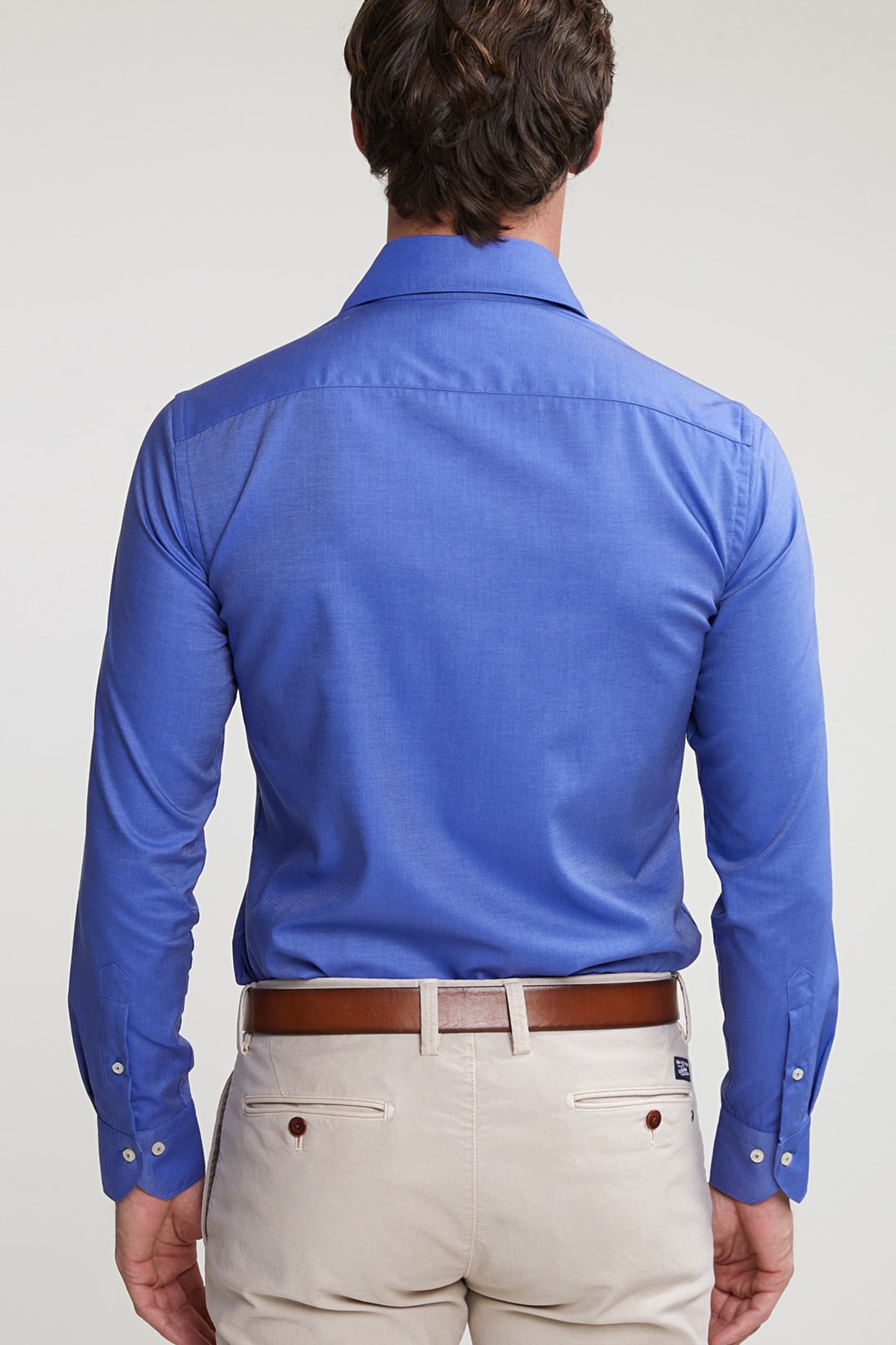 SLIM FIT UNI COTTON SHIRT BLUE 2