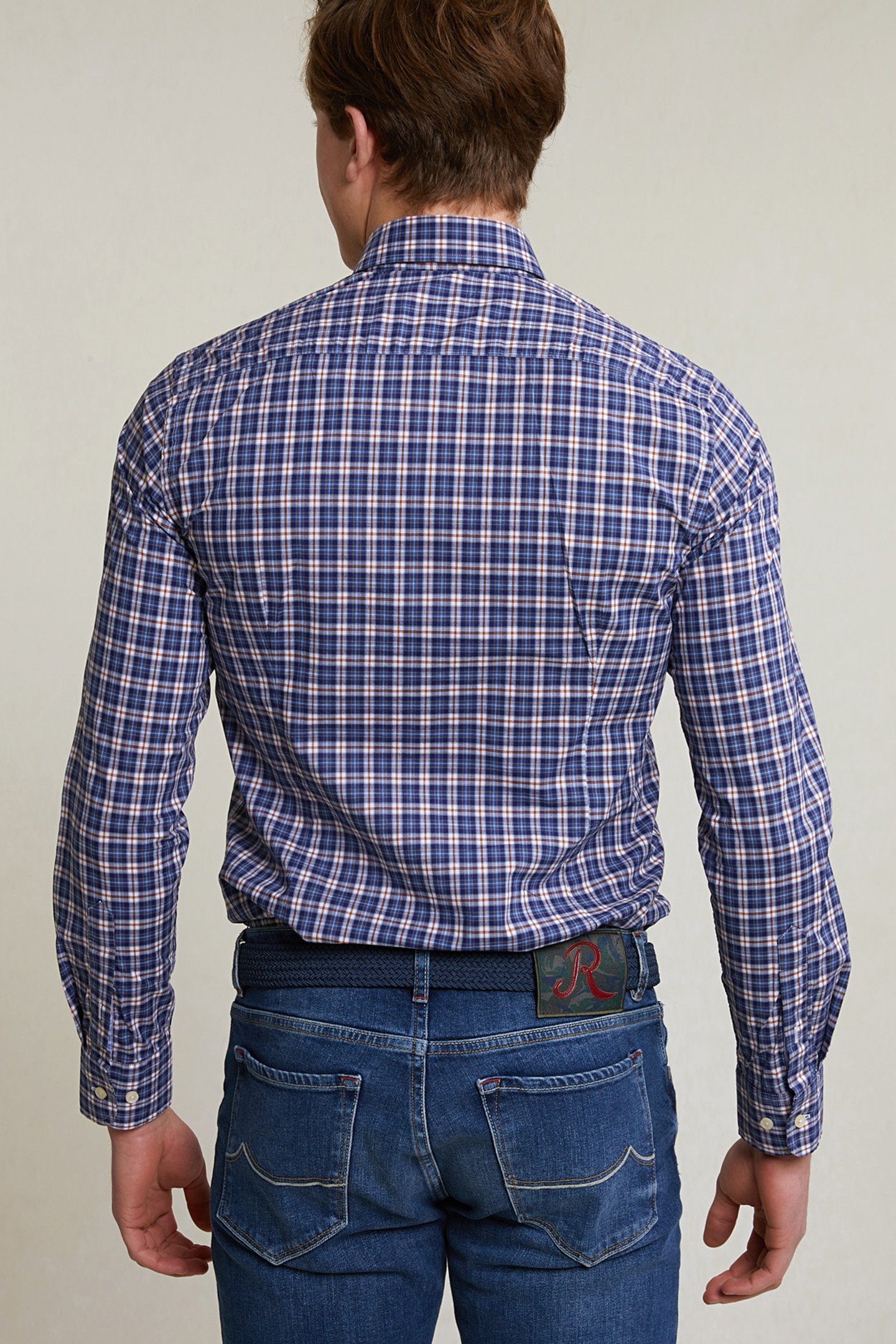 SLIM FIT CHECKED SHIRT MULTI 2