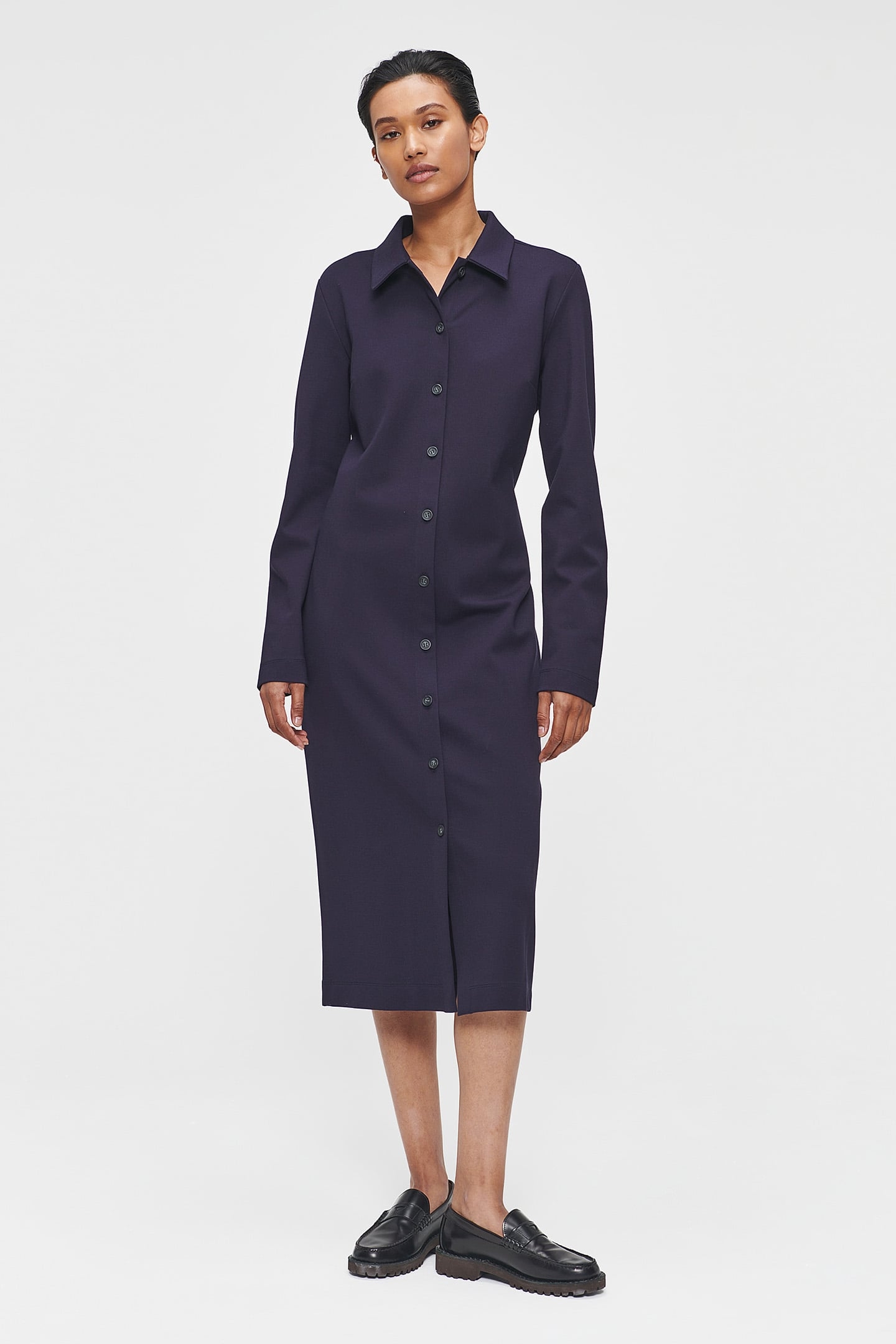 SHIRT DRESS INK BLUE 3