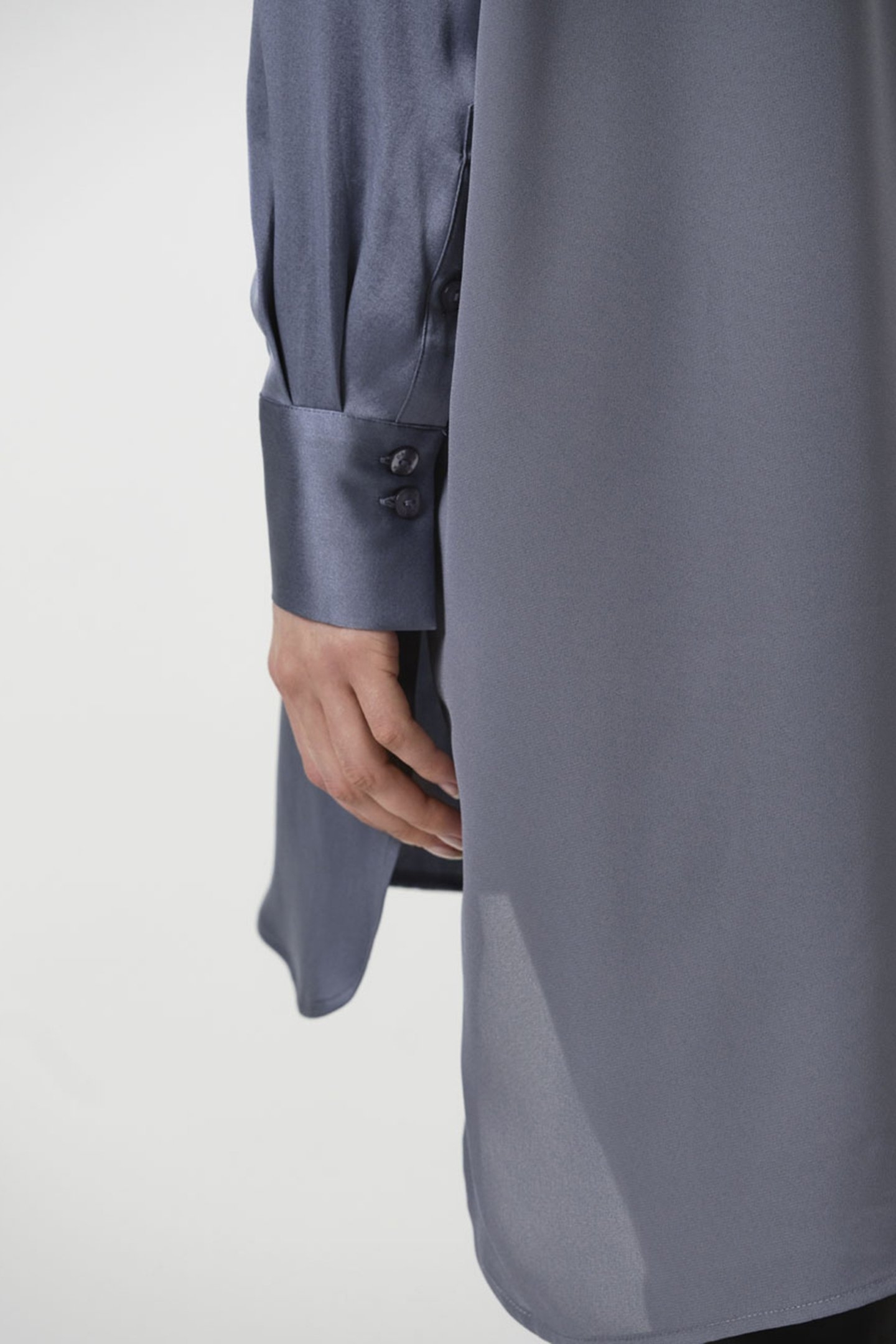 VERONA SILK TUNIC ASH BLUE 4