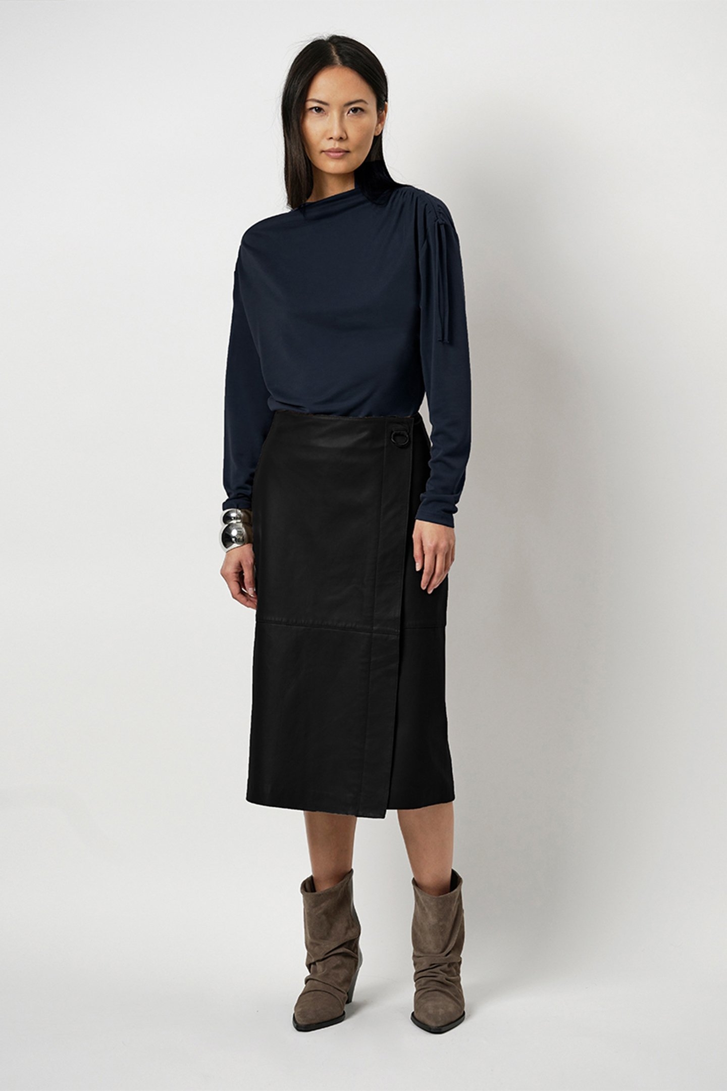 XYLON LONGSLEEVE TOP NAVY INK 1