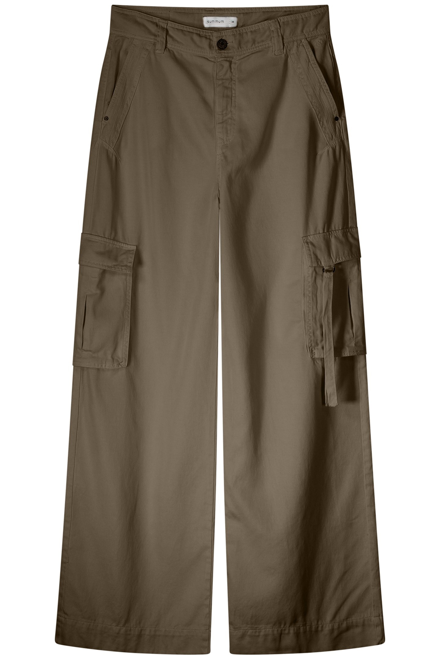 CARGO WIDELEG PANTS CAVALRY LYOCELL TWILL OLIVE 2