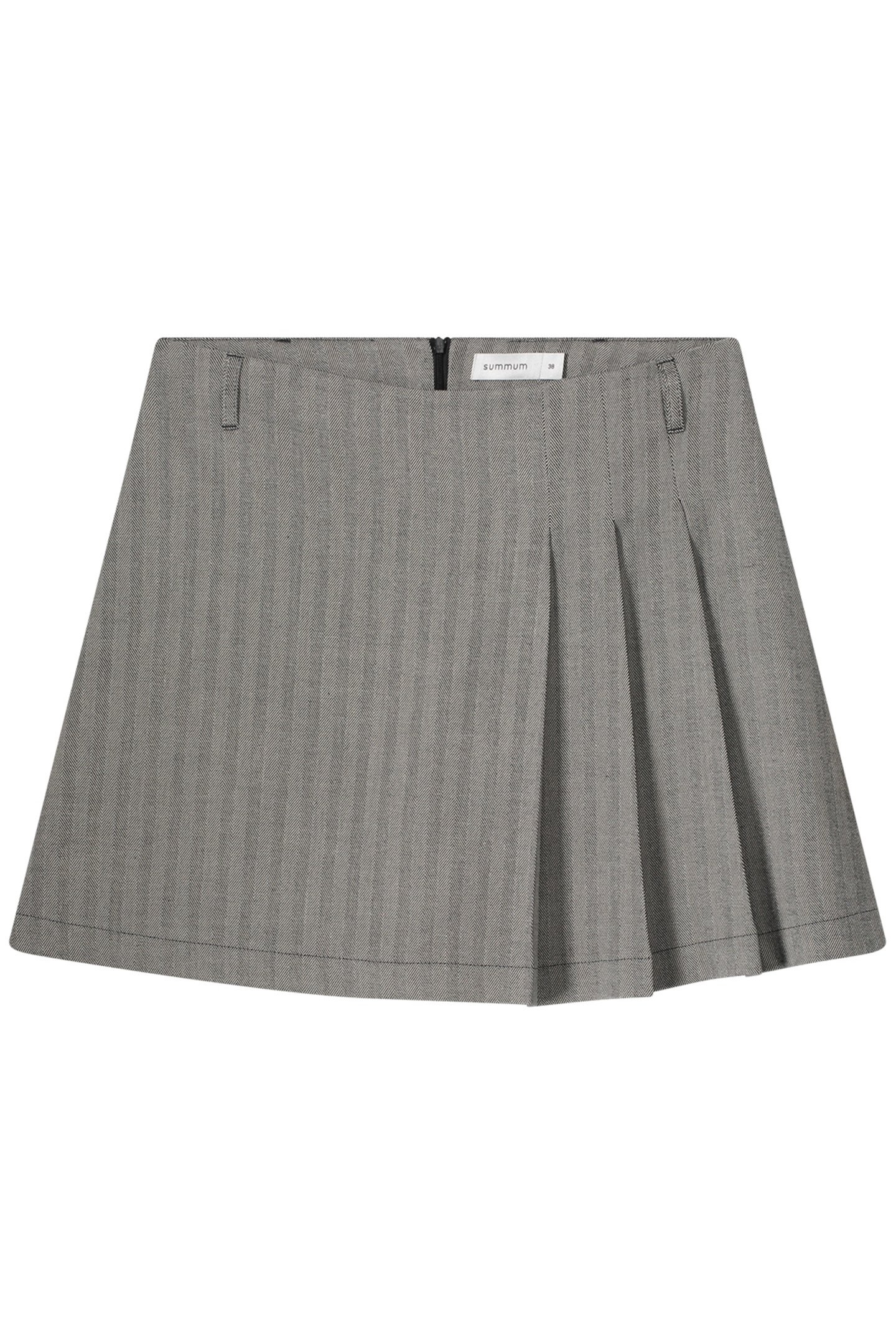 SKIRT HERRINGBONE BLACK 4