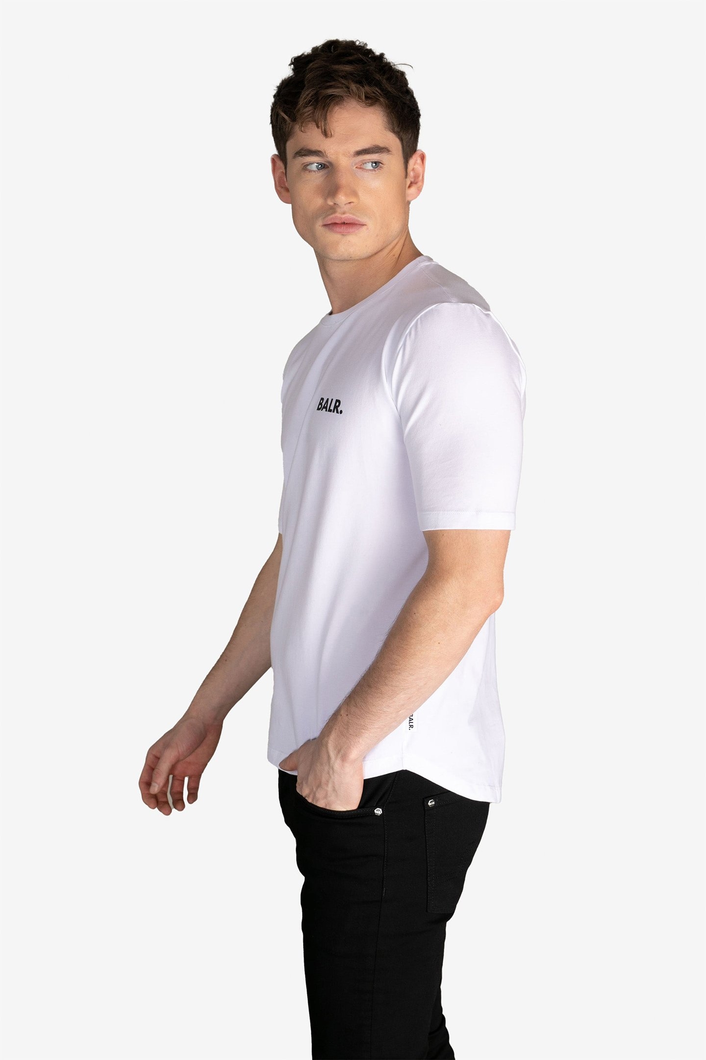 ATHLETIC SMALL BRANDED CHEST T-SHIRT BRIGHT WHITE 6