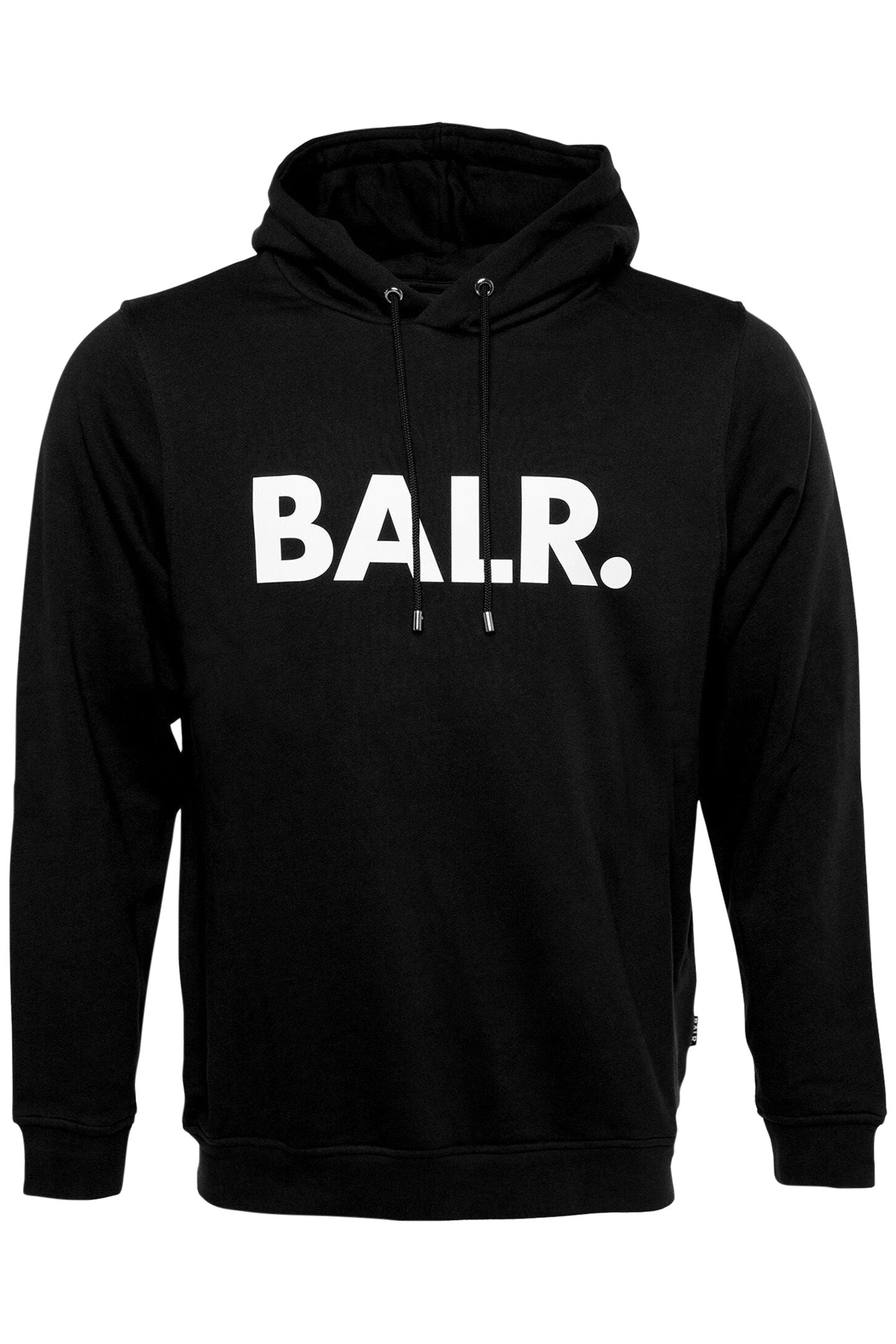 BRAND STRAIGHT HOODIE JET BLACK 3