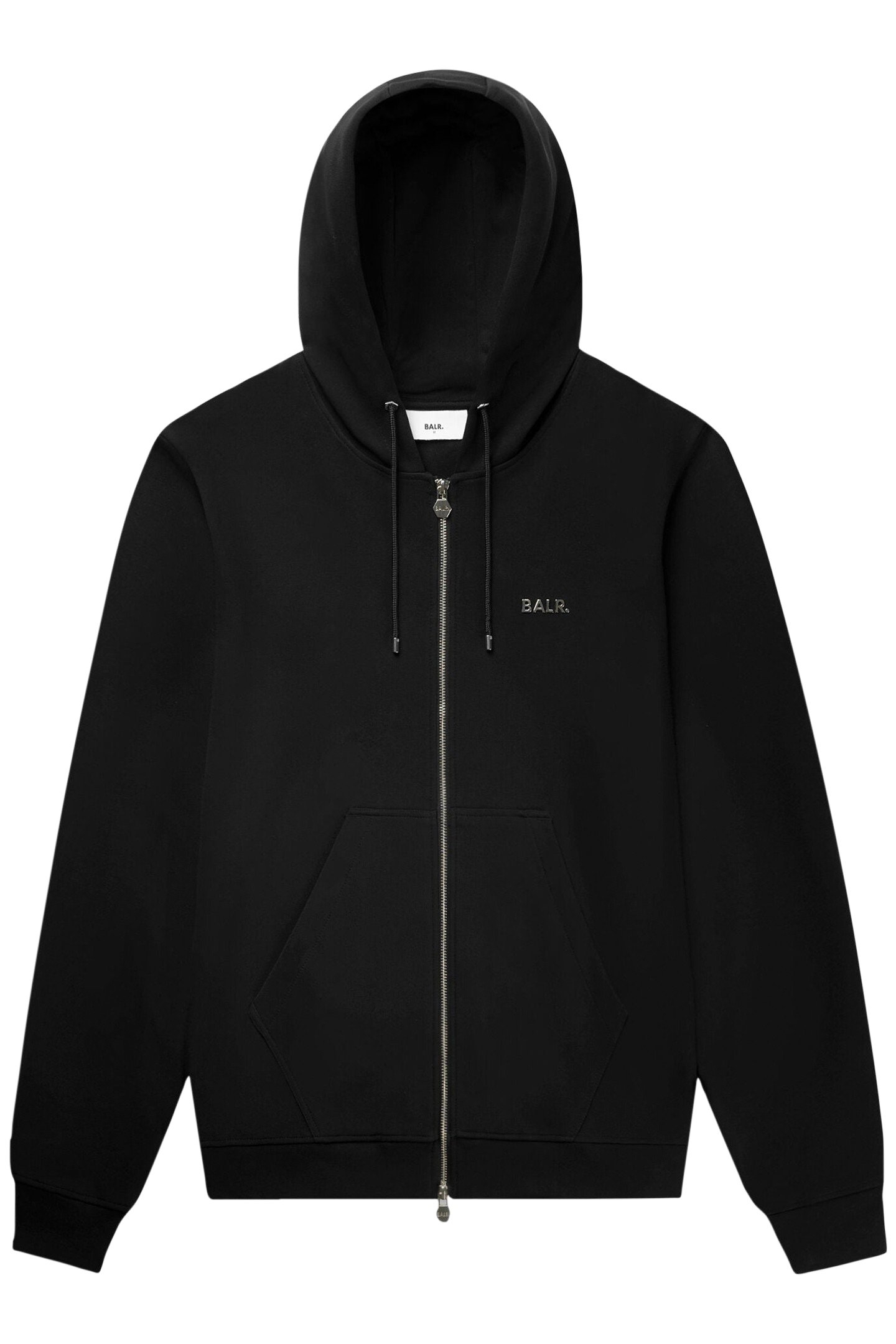 Q-SERIES REGULAR FIT ZIP THROUGH HOODIE JET BLACK 3