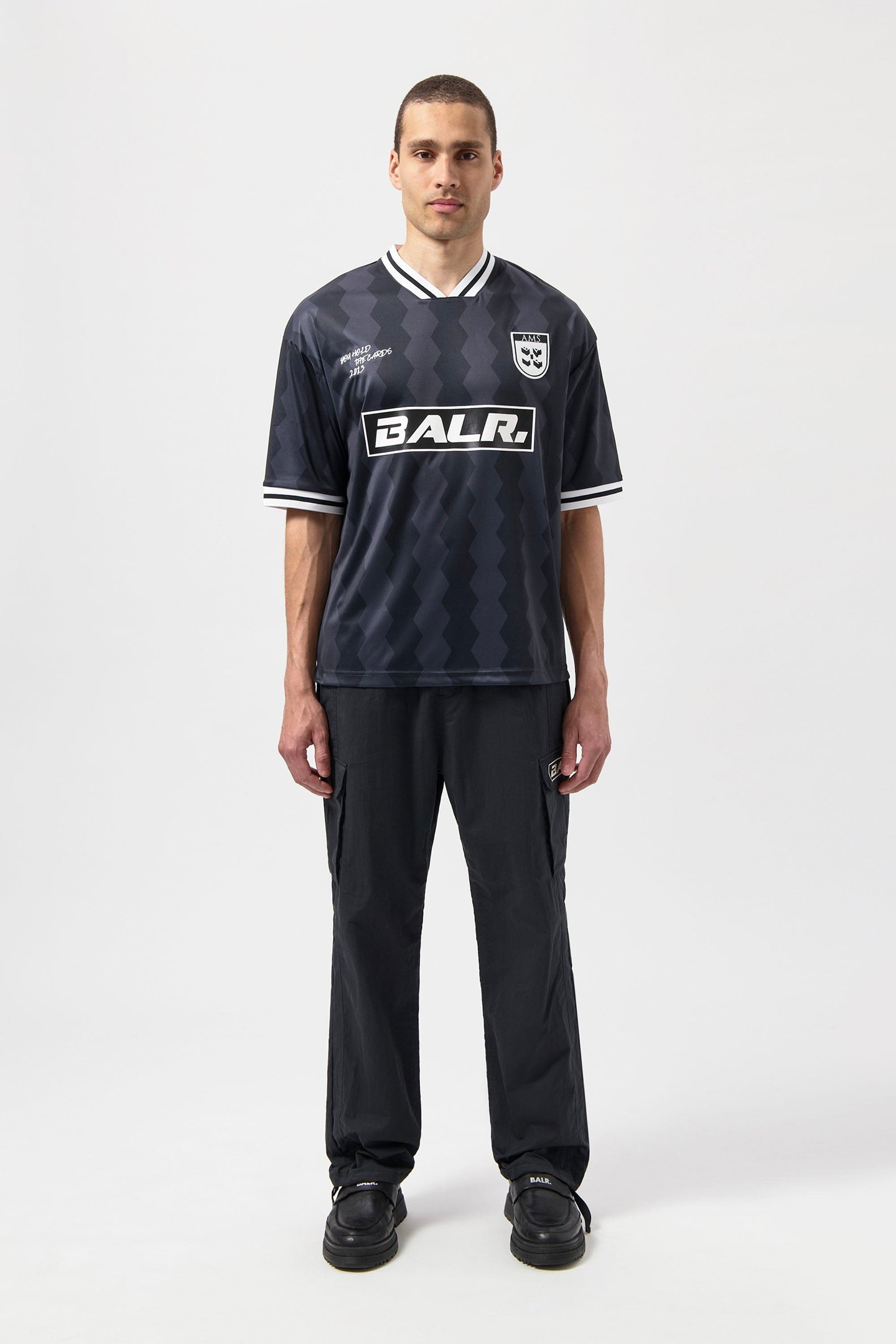 THE CLUB BOX FIT JERSEY ANTHRACITE/JET BLACK 3