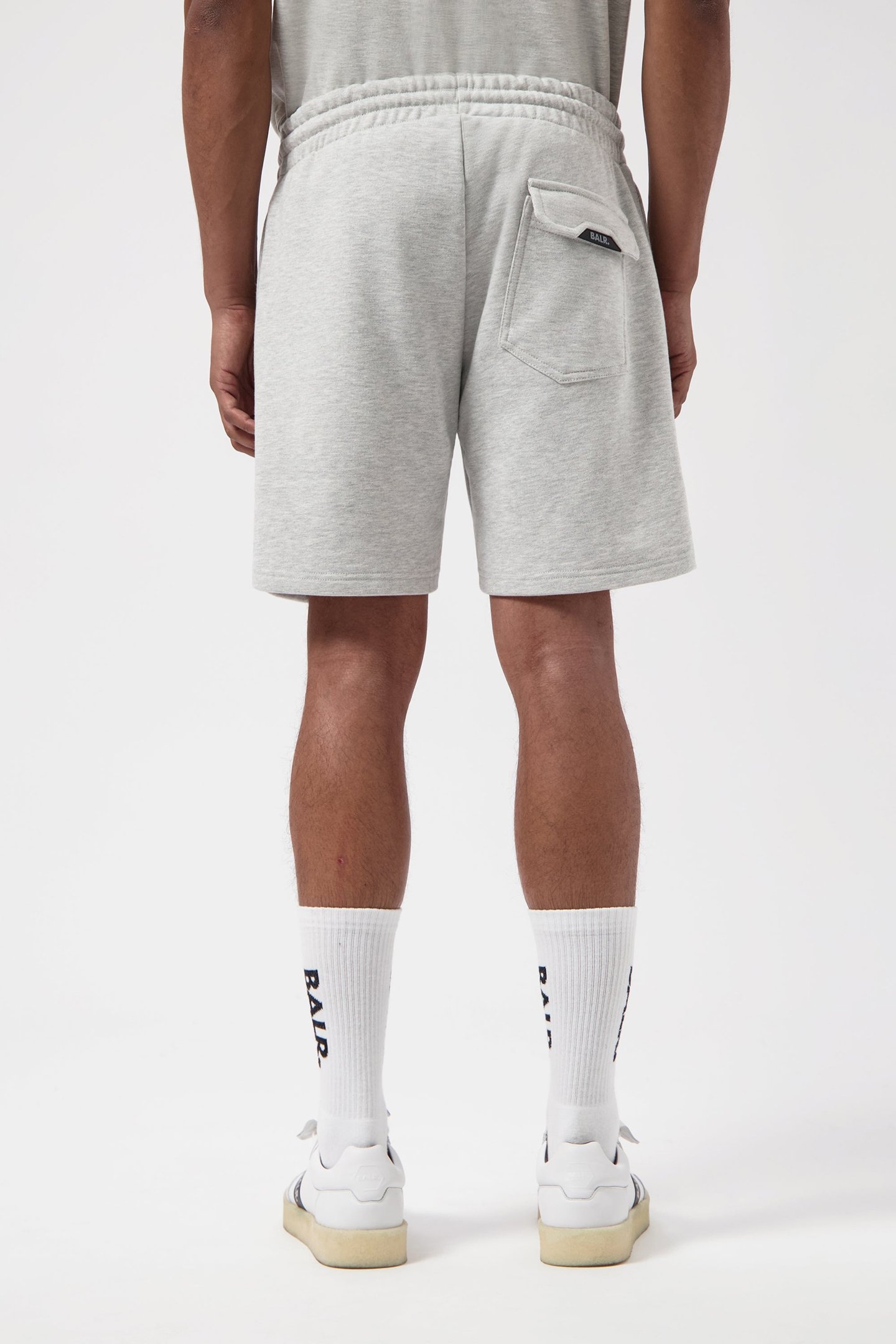 LOGO SHORTS LT GREY MELANGE 2