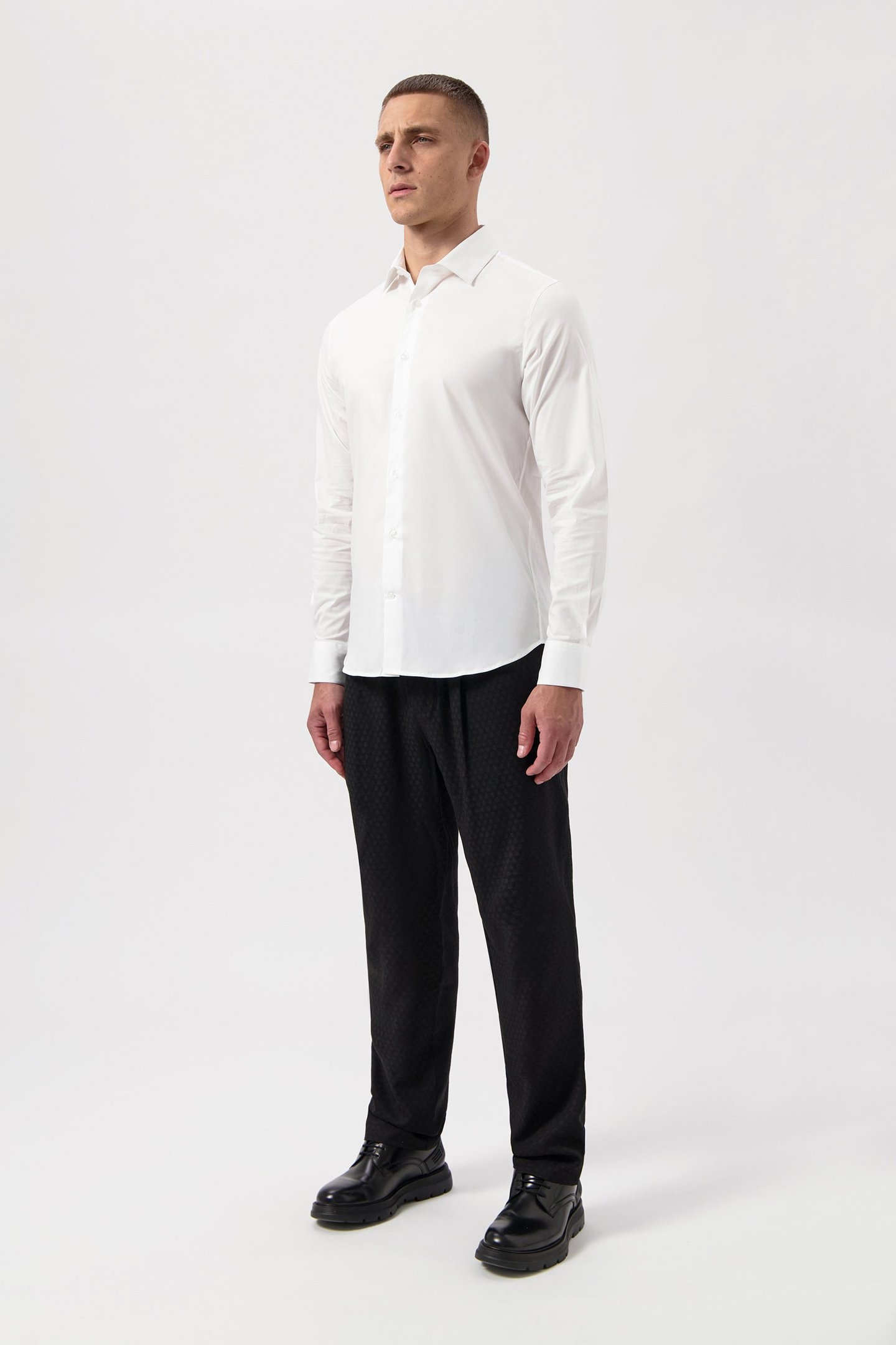 HEX-SERIES SLIM SHIRT BRIGHT WHITE 4