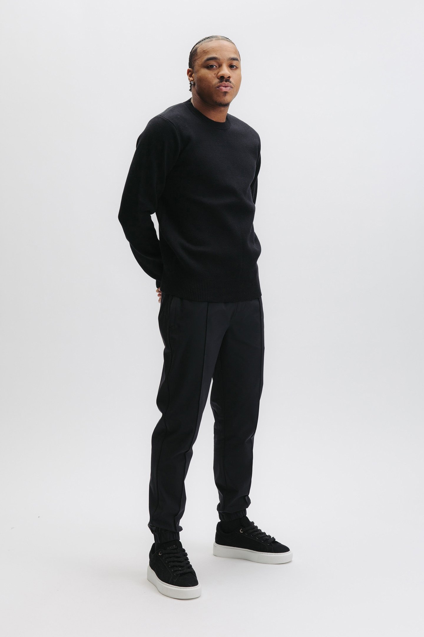 HEX-SERIES KNITTED CREWNECK JET BLACK 6